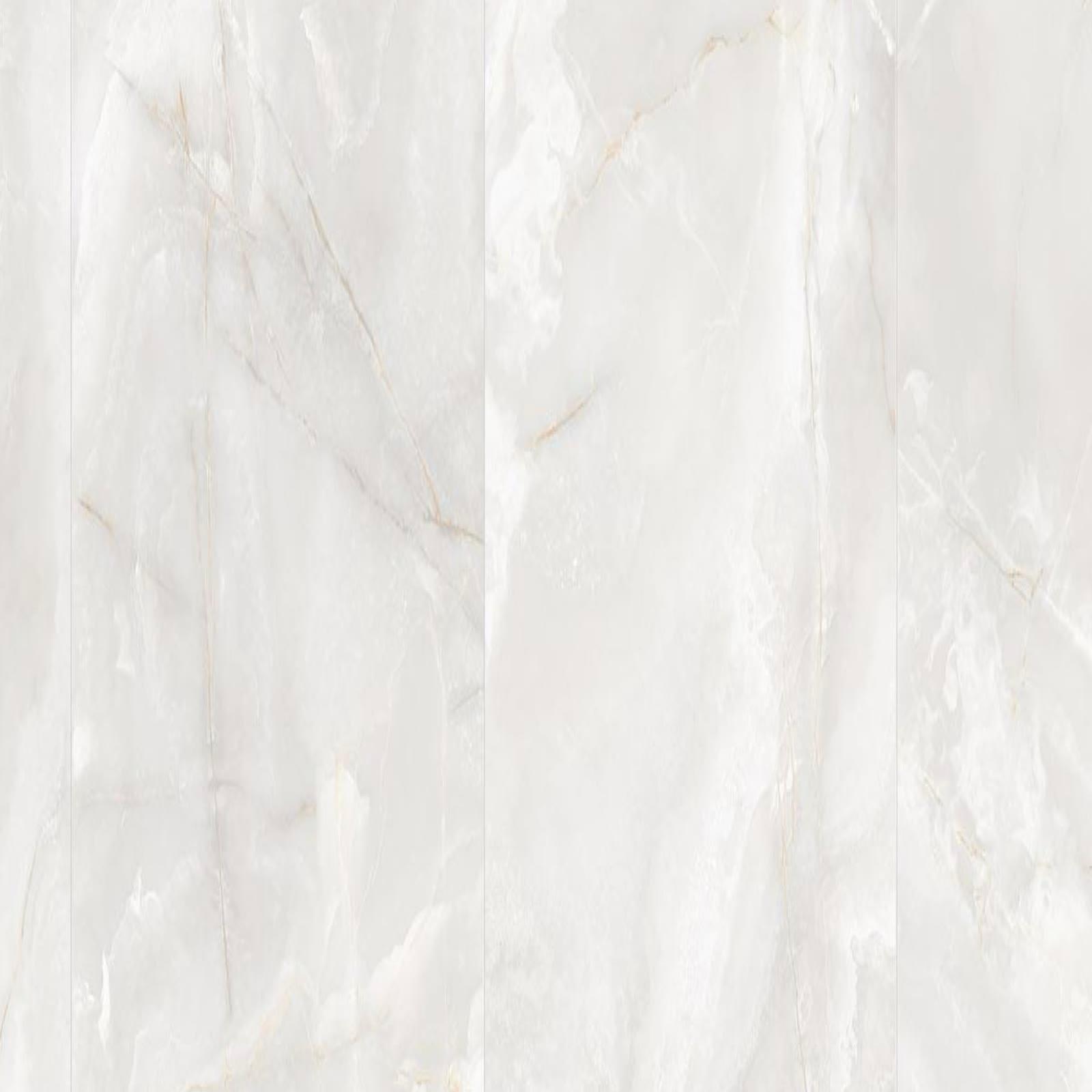 Muestra de porcelanato mate blanco nácar