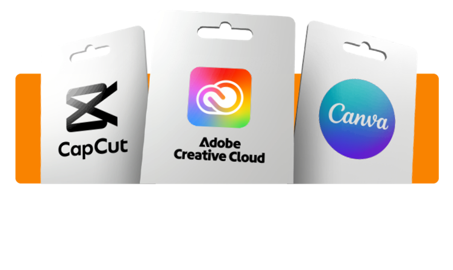 Abonnements Design Canva Pro CapCut Adobe Creative Cloud en Tunisie - Digidar