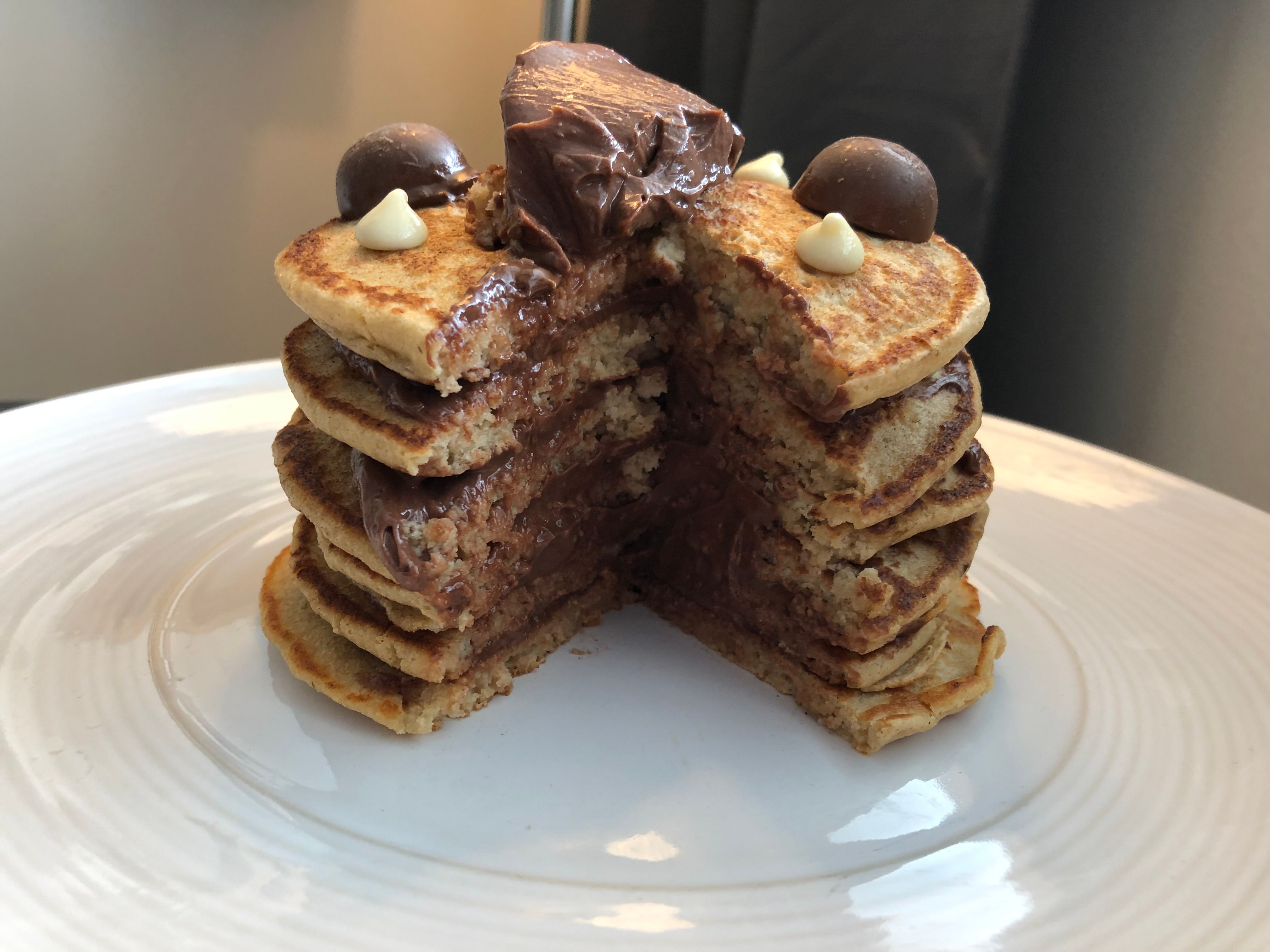 Chocolate Ice Cream Sandwich Pancakes Recipe