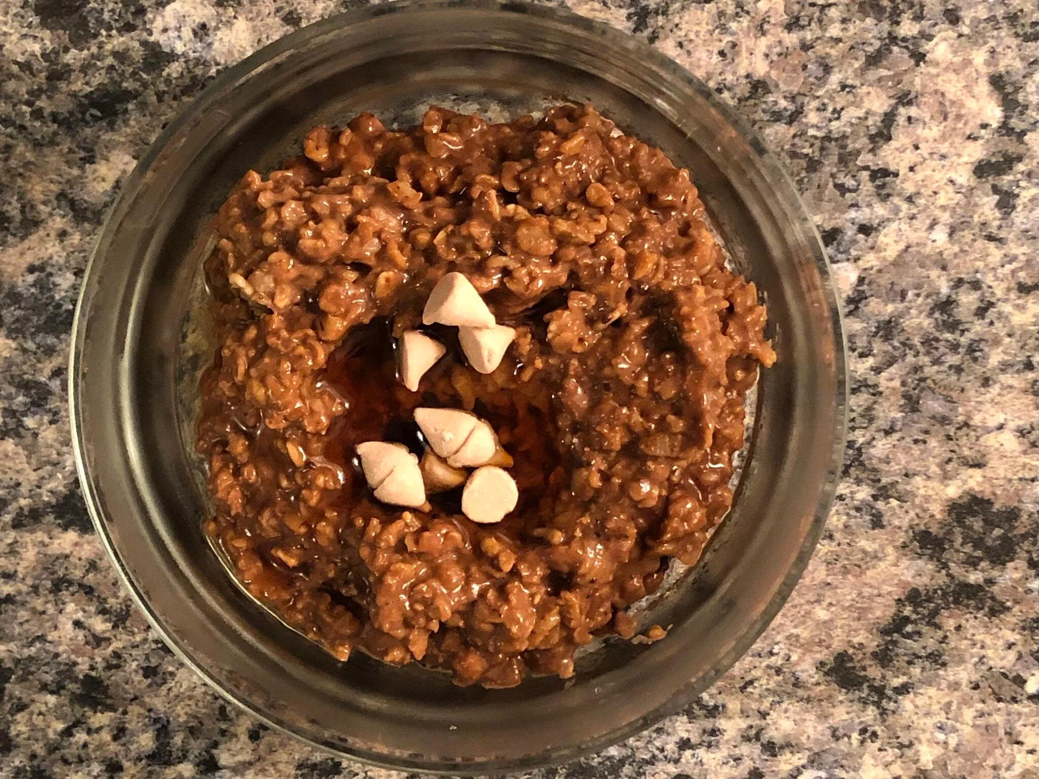 Start Your Day with This Double Chocolate Hazelnut Oatmeal
