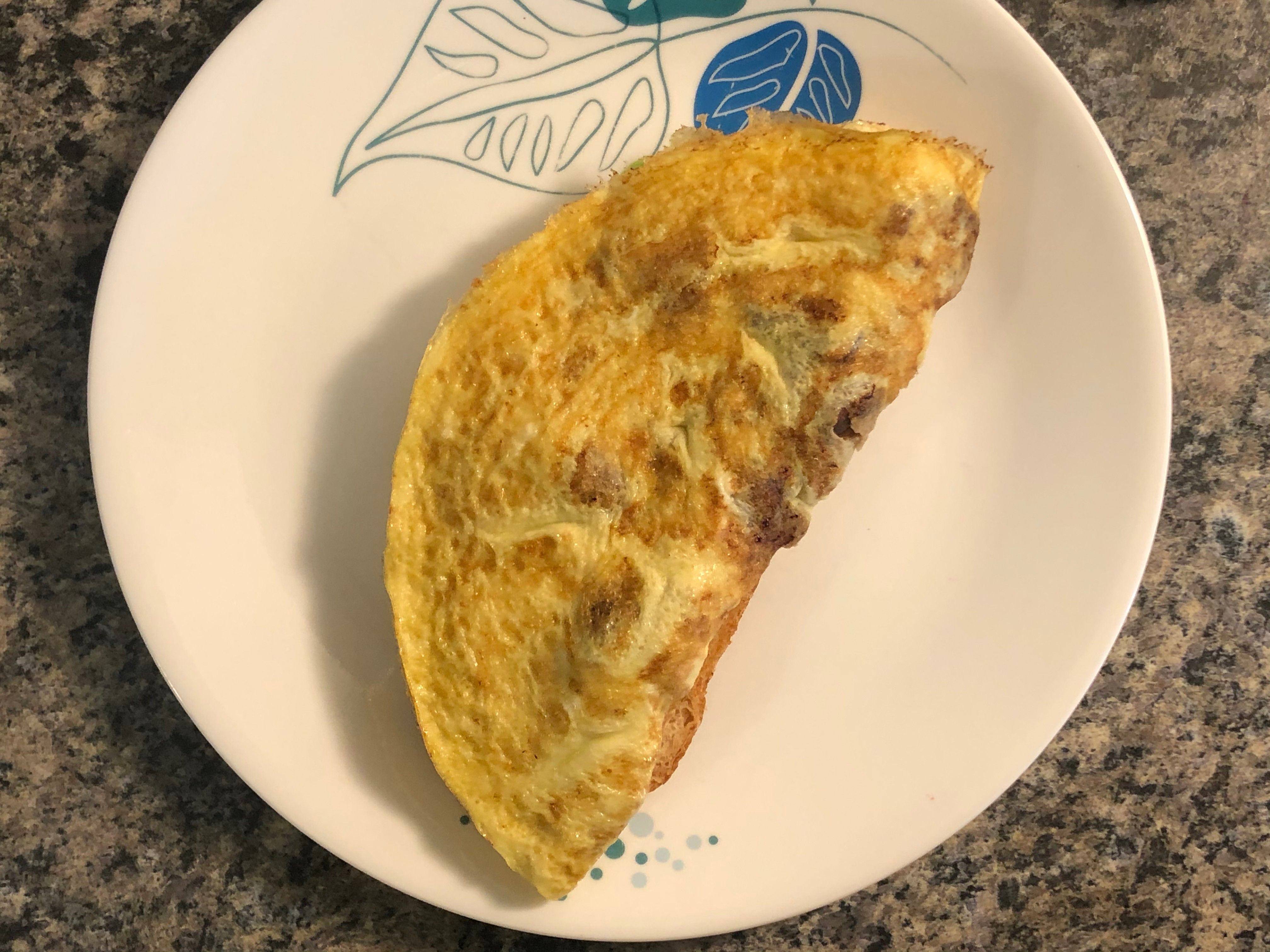 Easy Creamy Breakfast Mushroom Omelette Recipe