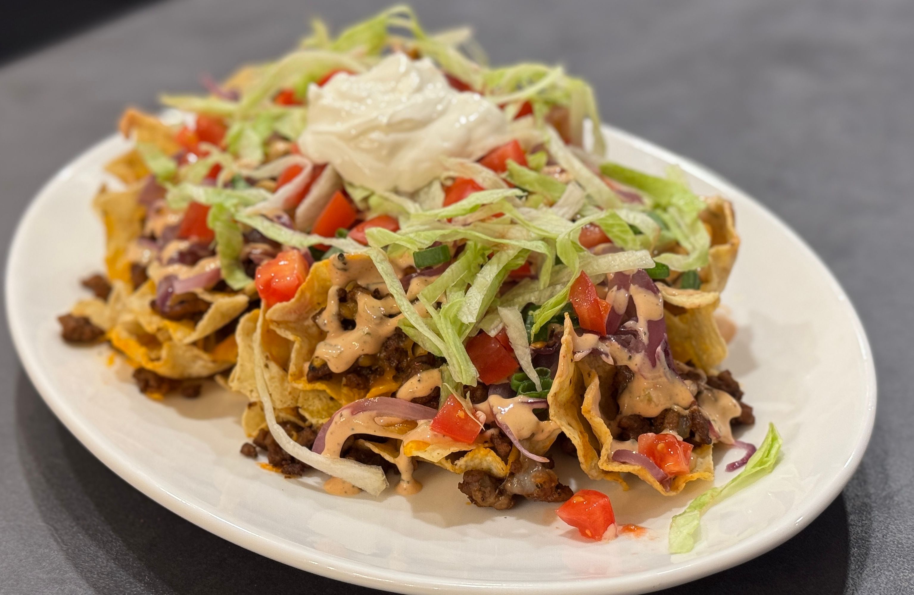 Crazy Cheeseburger Nachos - The Ultimate Party Pleaser!