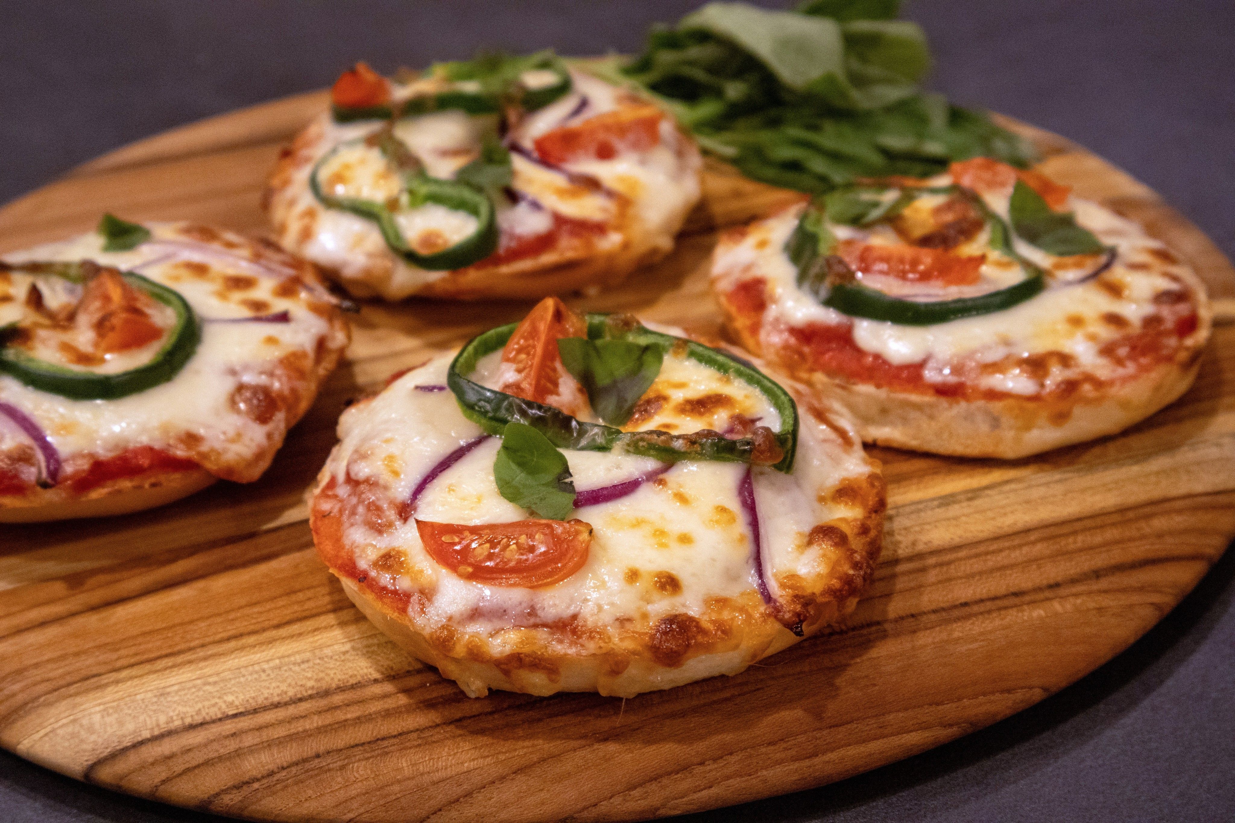 Enjoy Pizza for Breakfast with Veggie Pizza Bagels