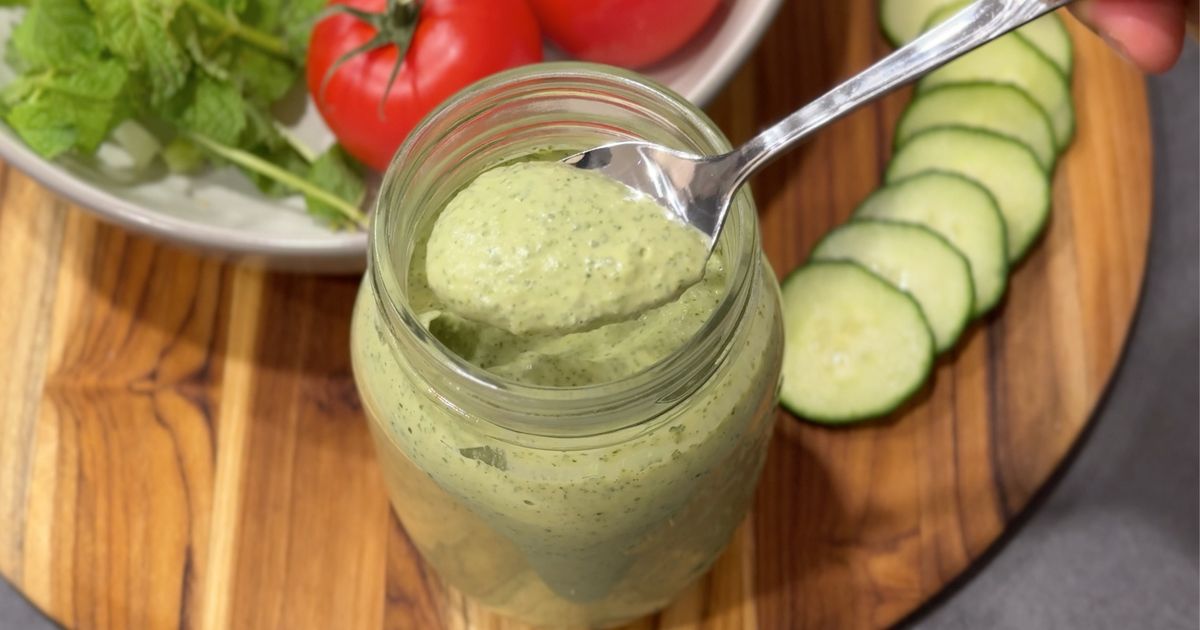 original green goddess dressing recipe with sour cream Chef John's Green Goddess Dressing