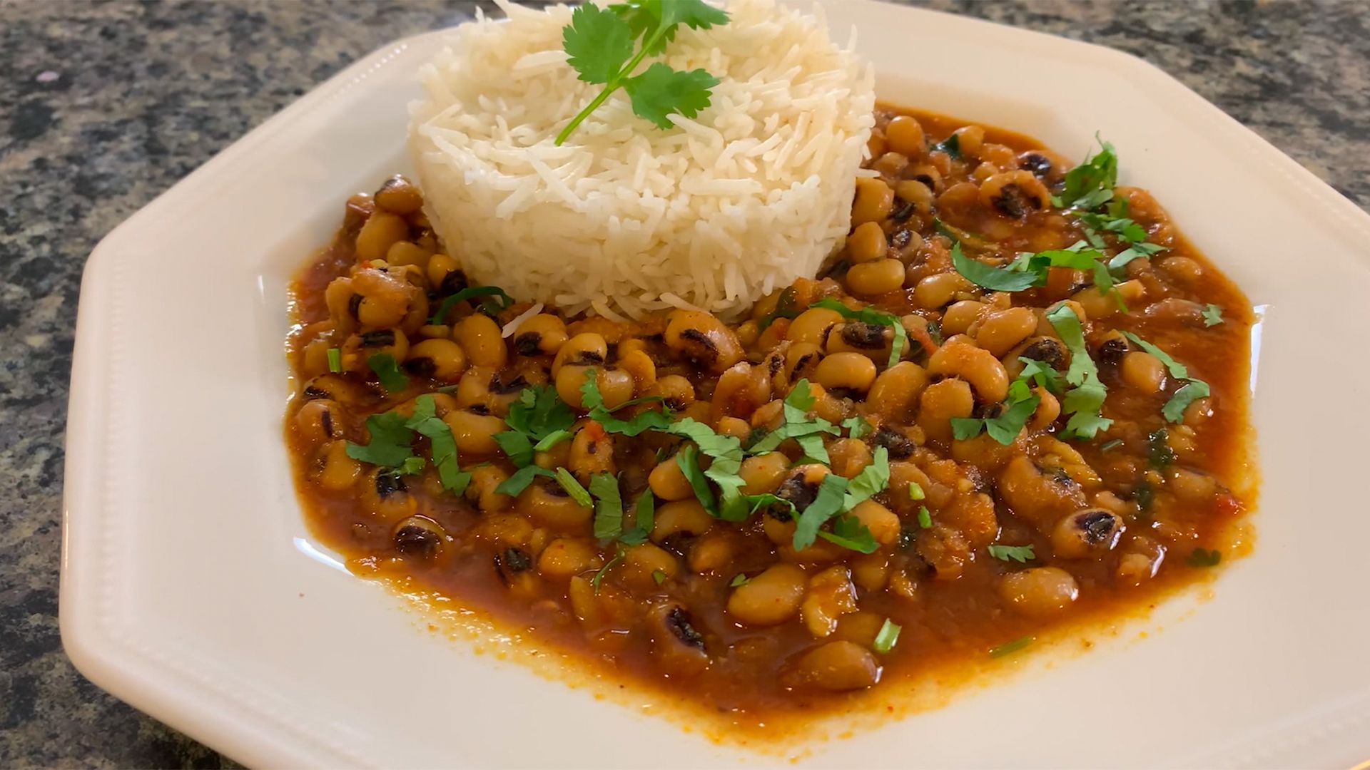 Instant Pot Indian Black Eyed Pea Curry (Lobia Masala)