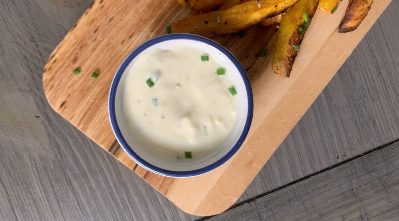 Elevate Your Dipping Game with This Garlic Truffle Aioli