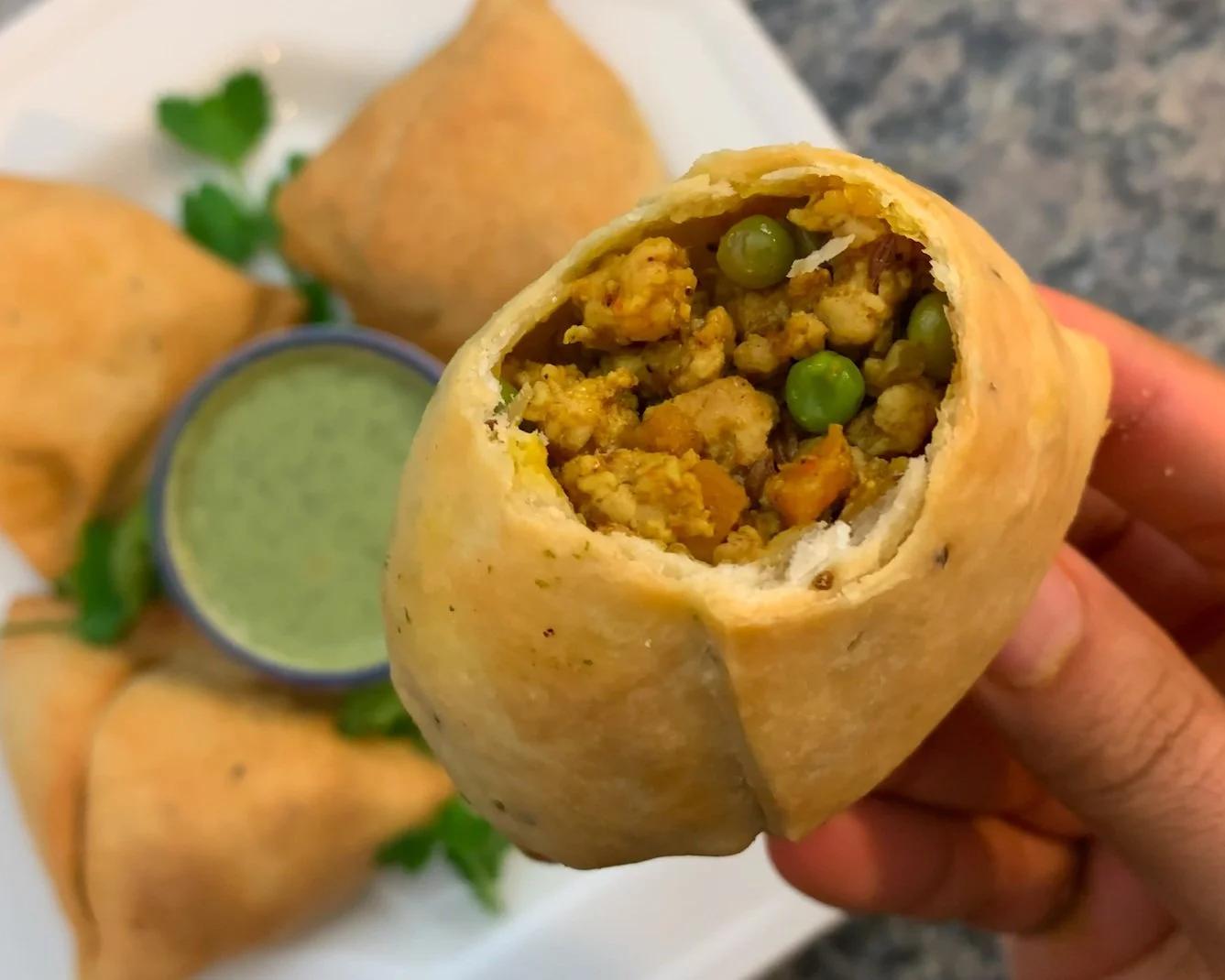 Air Fryer Keema Samosas - A Spicy Delight in Every Bite