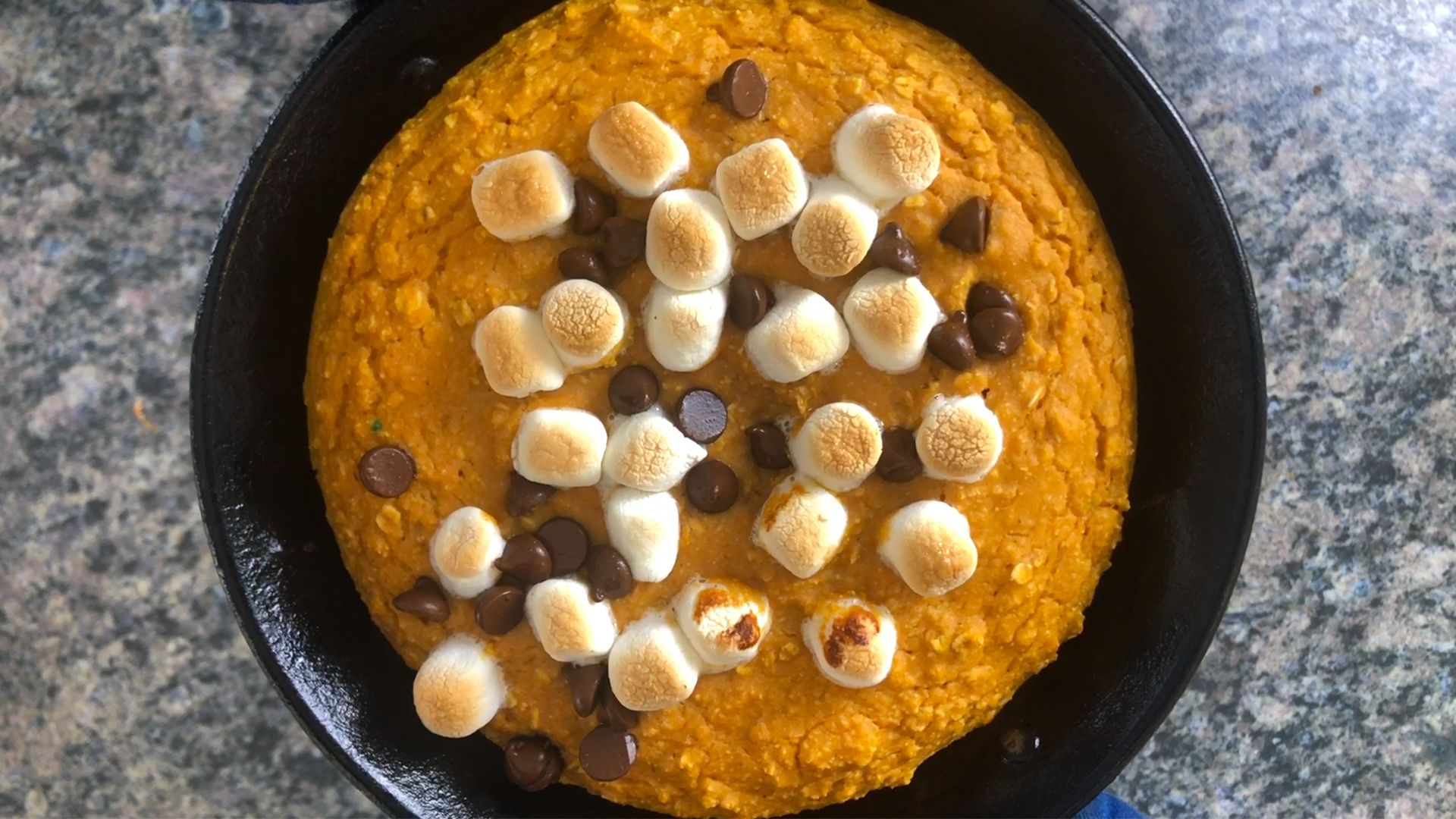 Skillet Protein Chocolate Chip Cookie Recipe