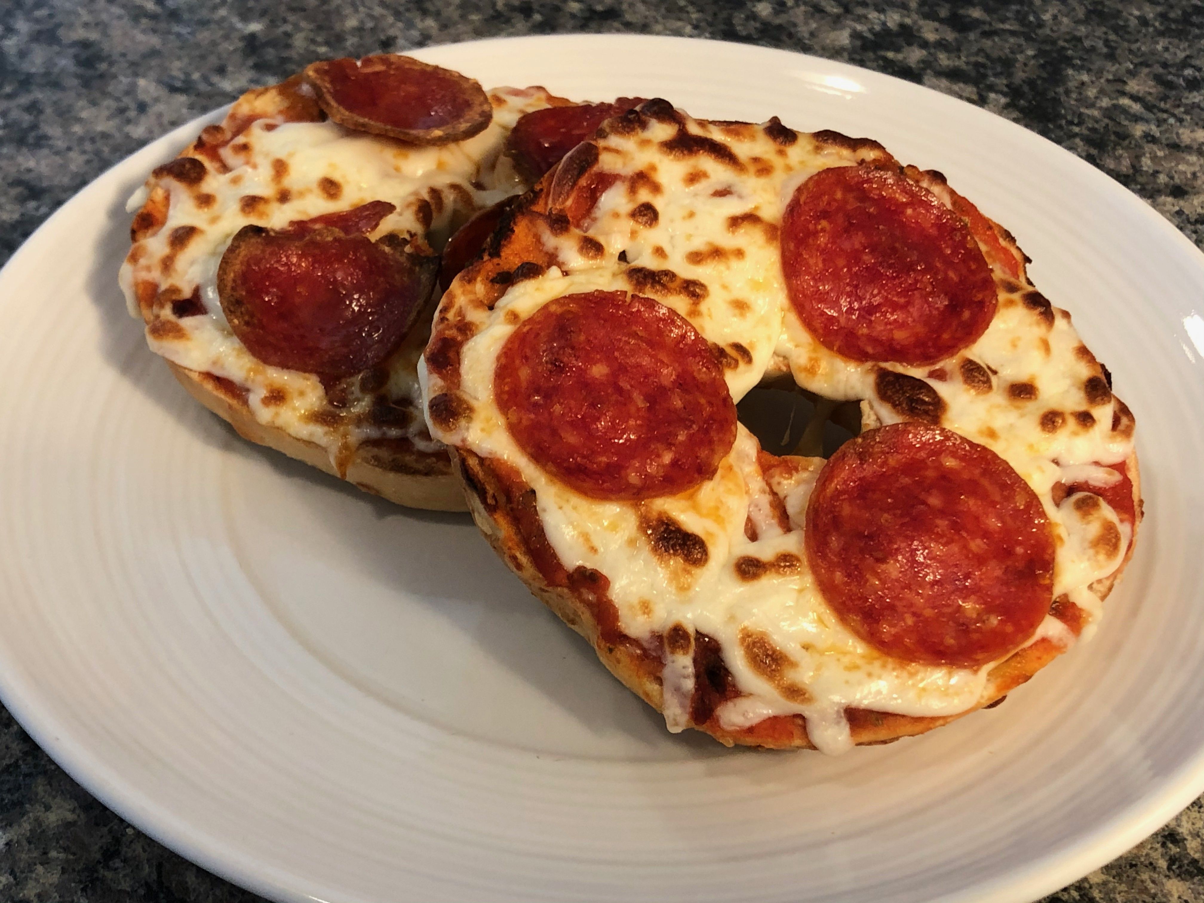 Quick and Delicious Pepperoni Pizza Bagels
