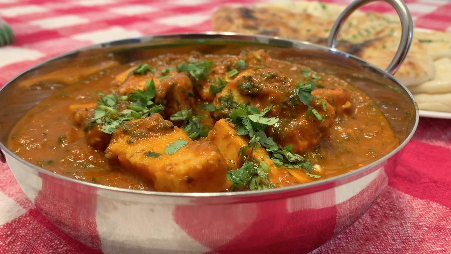 Adraki Dhaniya Paneer | Ginger-Cilantro Paneer