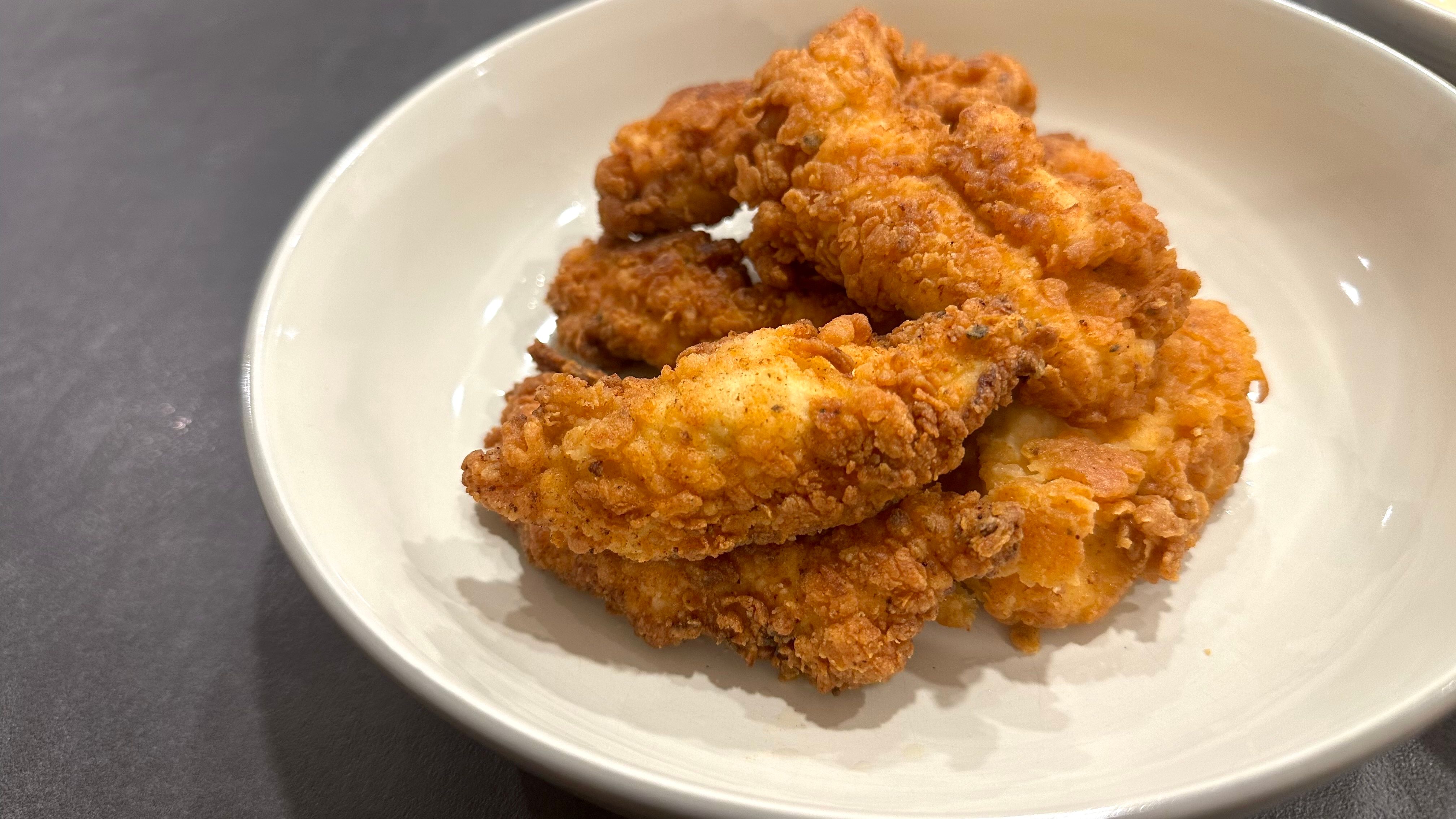 Crispy Buttermilk Fried Chicken Tenders Recipe