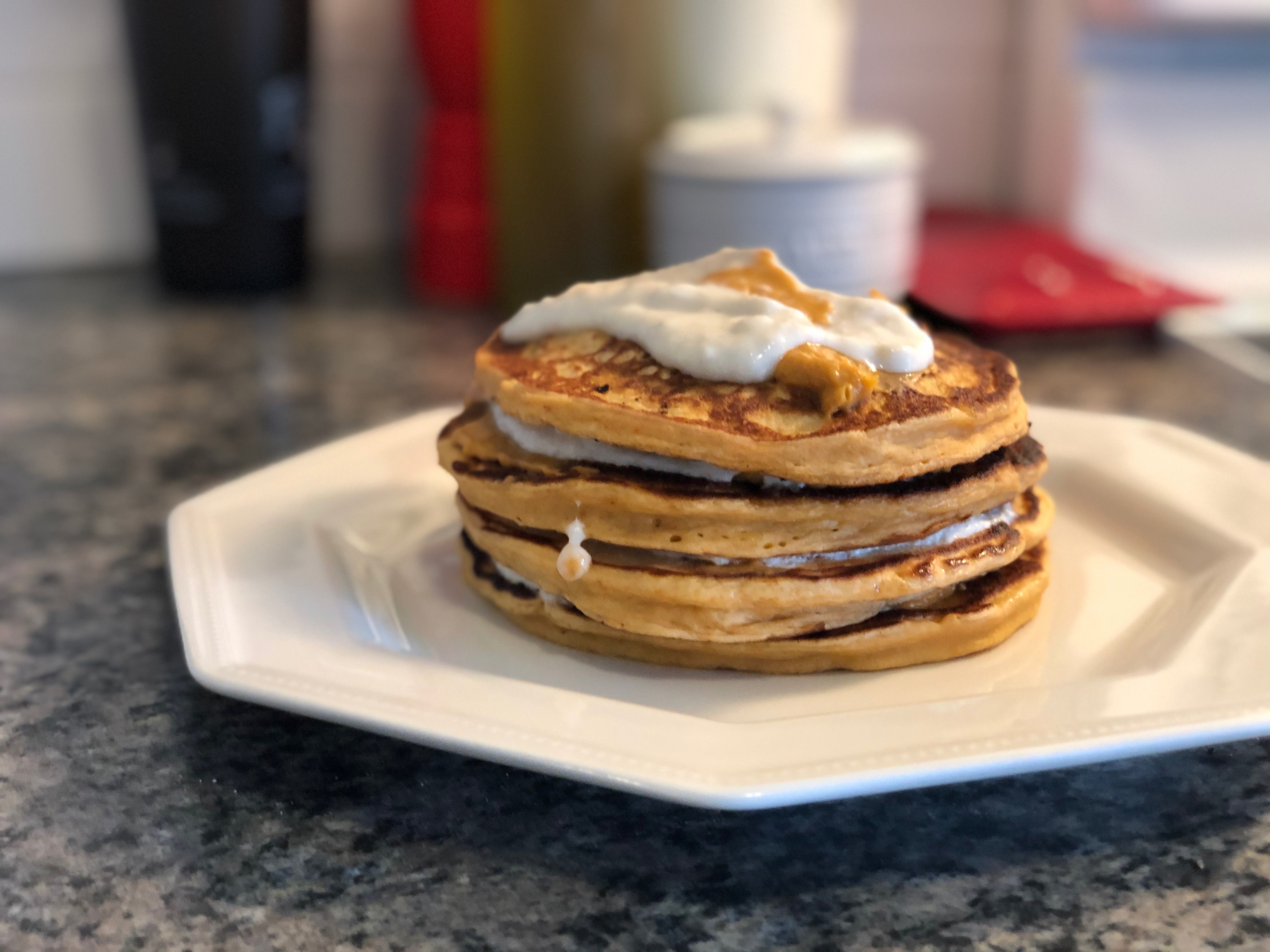 Fluffy Butterscotch Pudding Pancakes Recipe