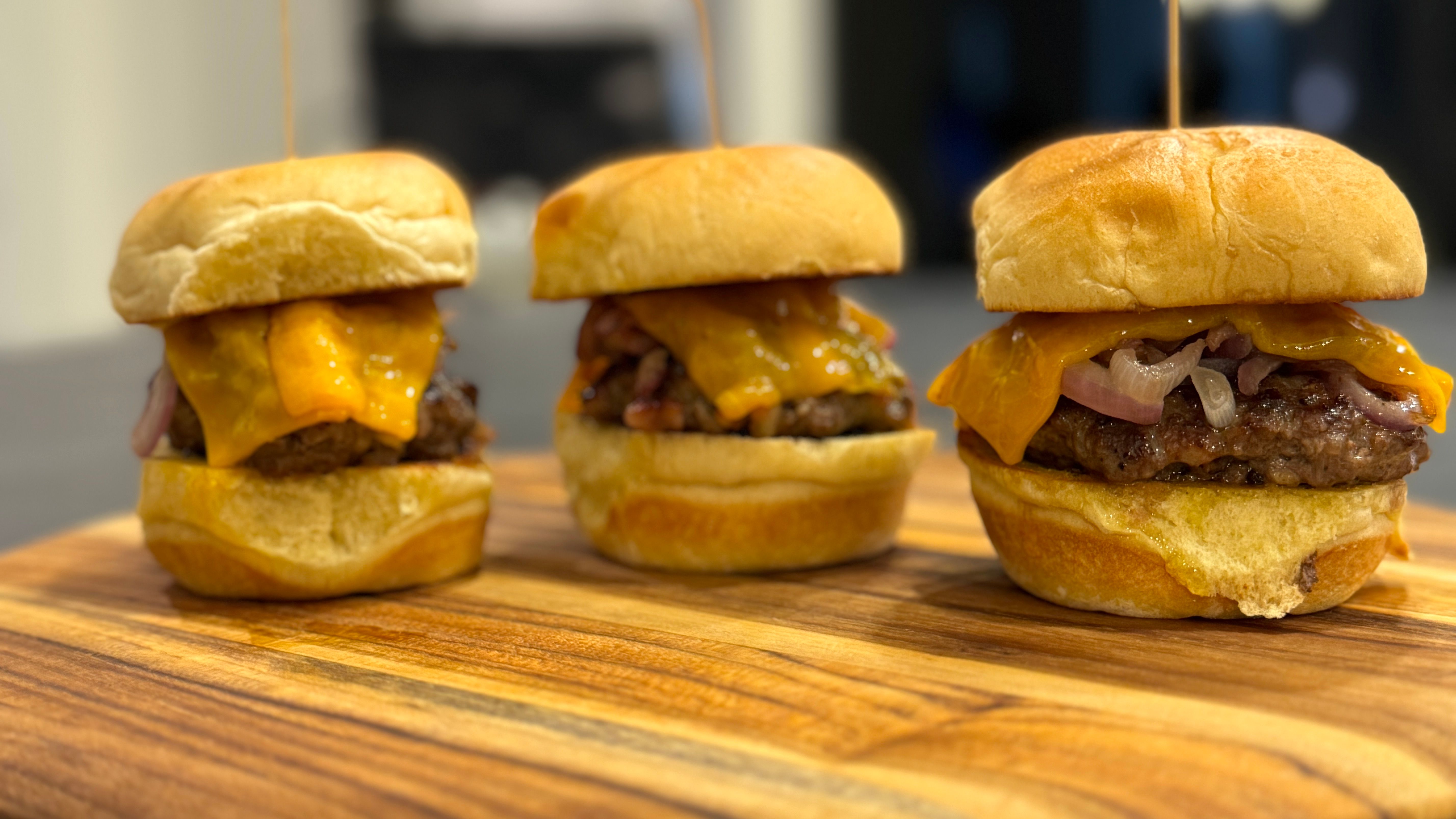 Experience the Sizzle: Fired Up Bacon Cheeseburger Sliders