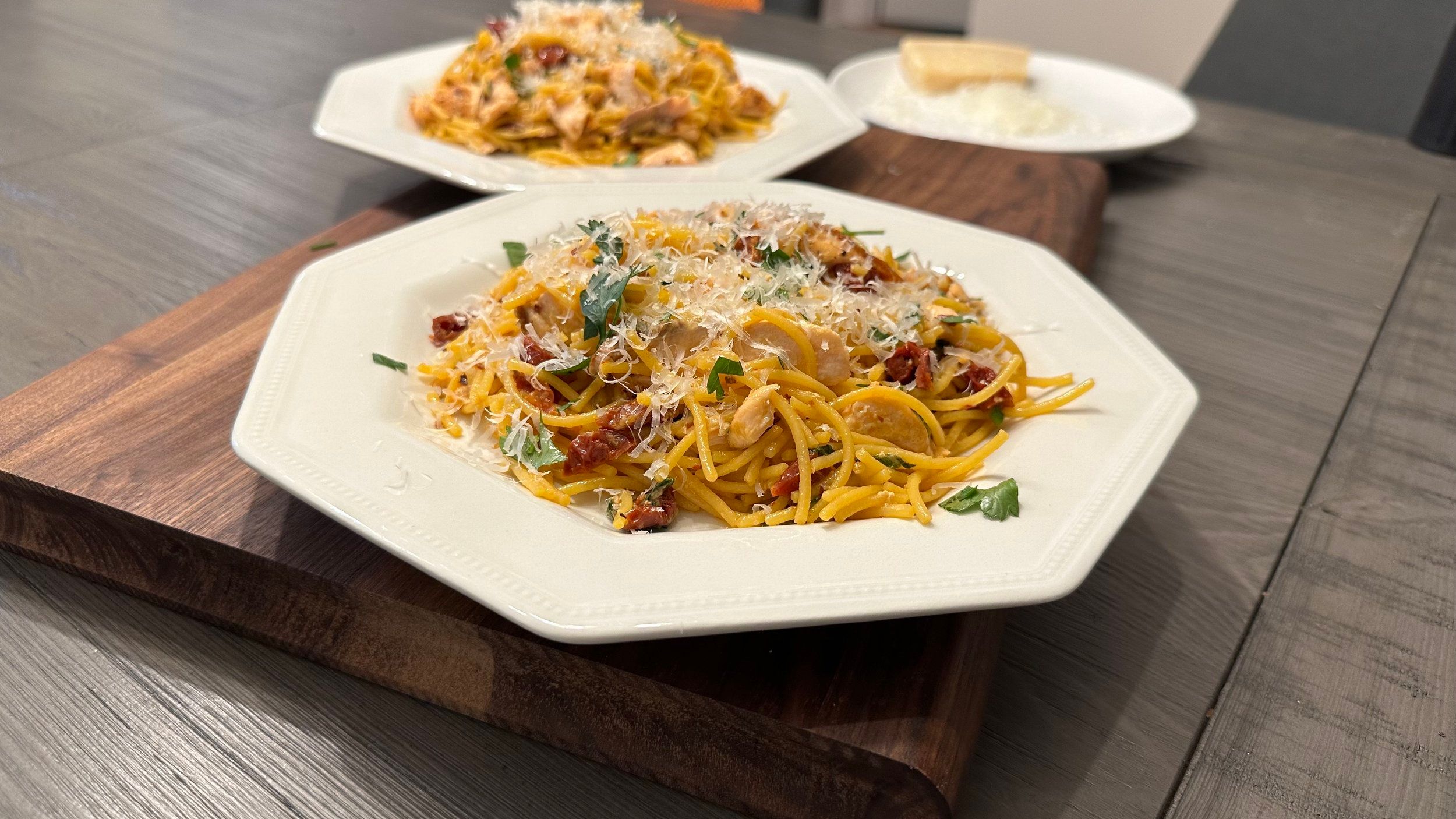 Enjoy a Nutritious Meal with Healthy Lemon Salmon Spaghetti