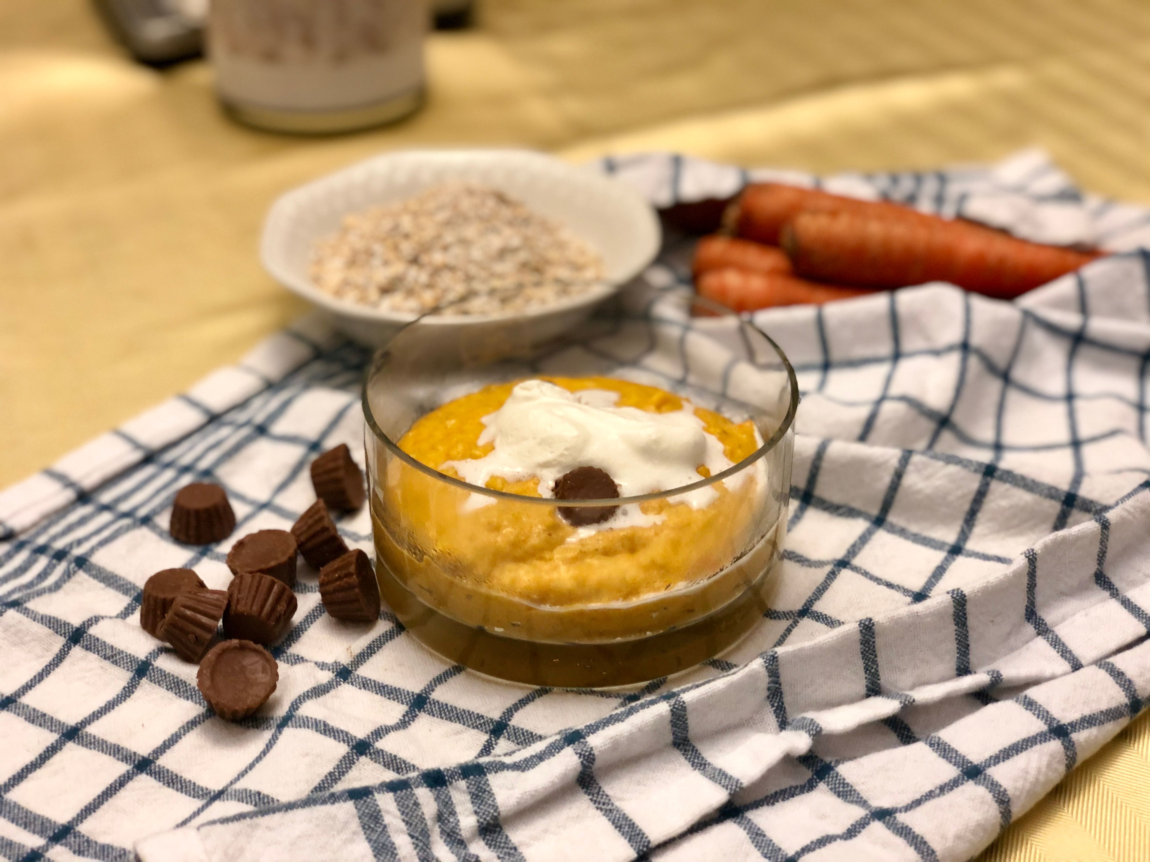 Reese's Carrot Cheesecake Protein Oatmeal