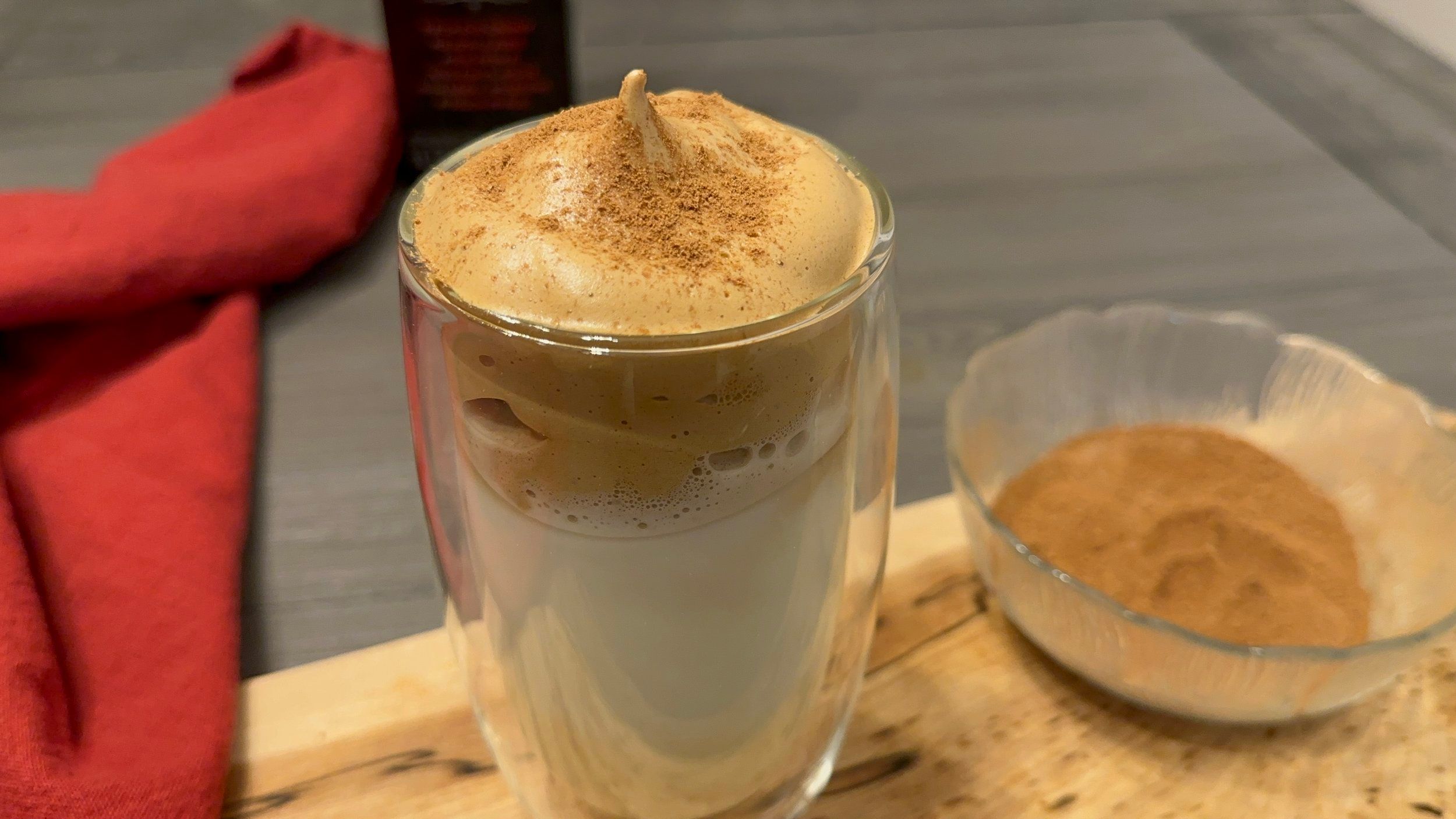 Enjoy Festive Flavors with This Eggnog Iced Latte
