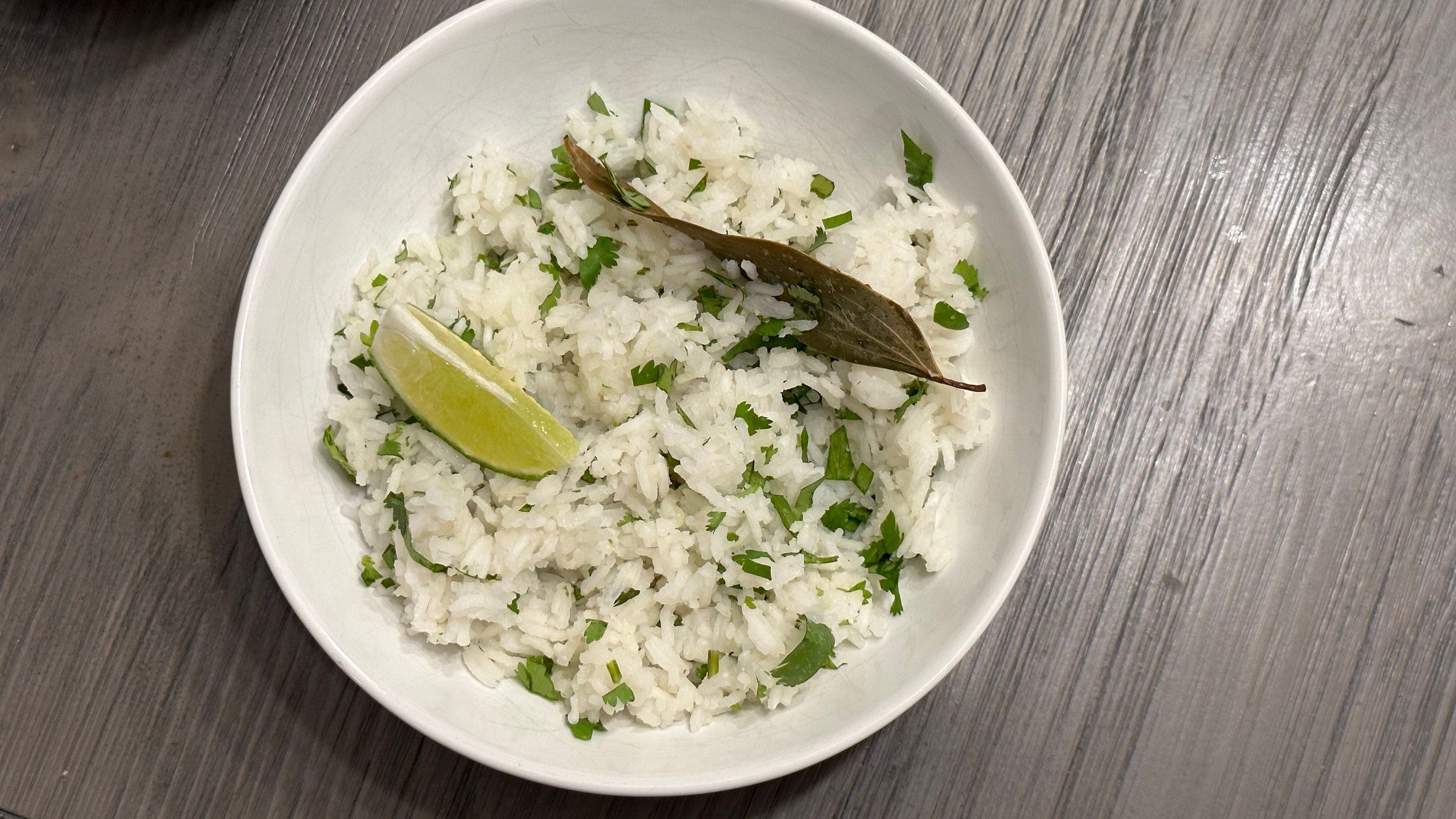 Healthy Homemade Chipotle Cilantro Lime Rice