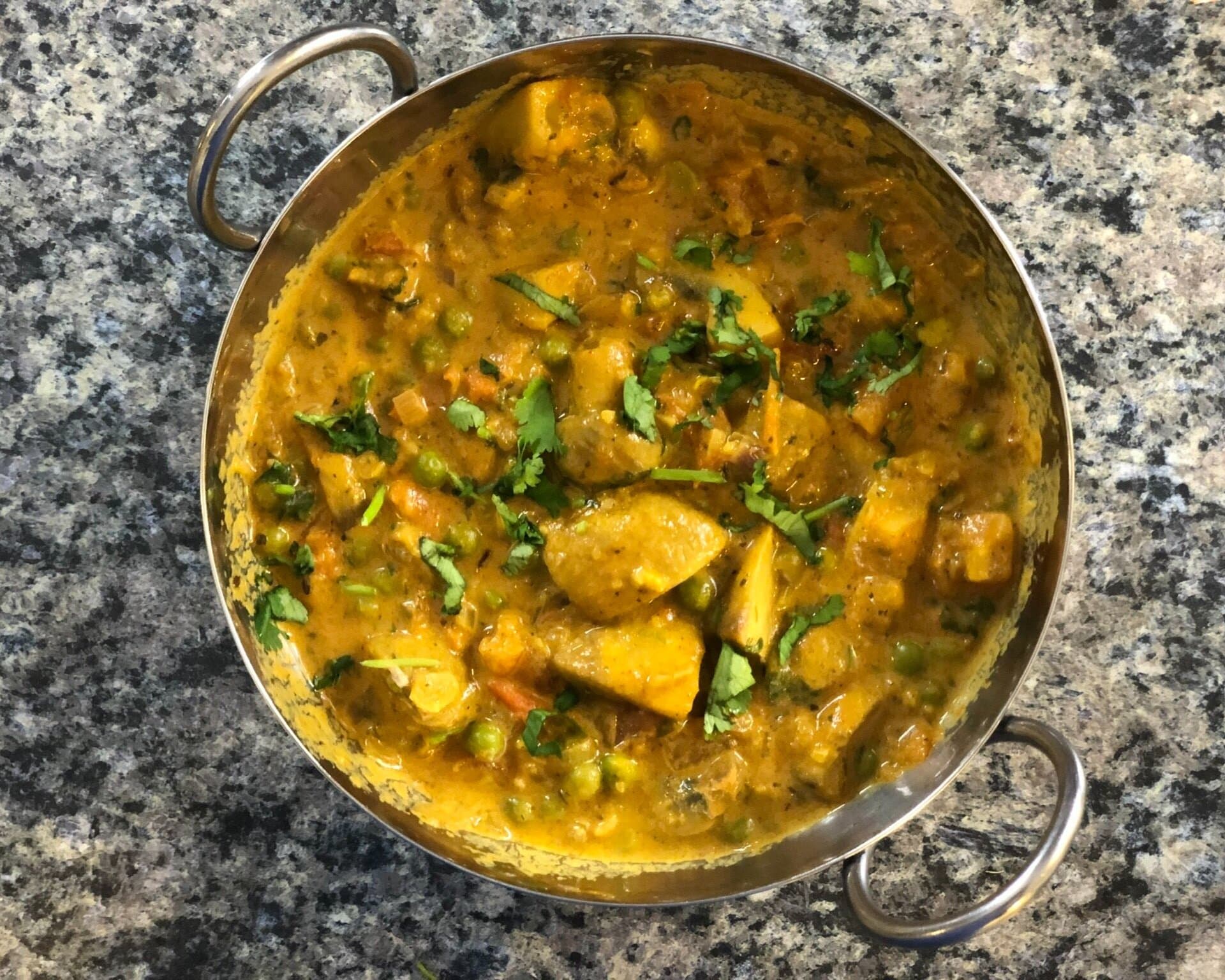 Mushroom Matar Masala | One-Pot Mushroom & Peas Curry