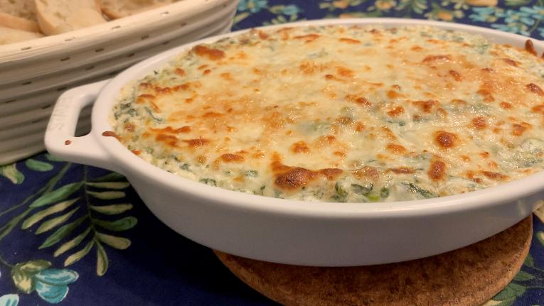 Mouth-Watering Creamy Baked Spinach Dip Recipe