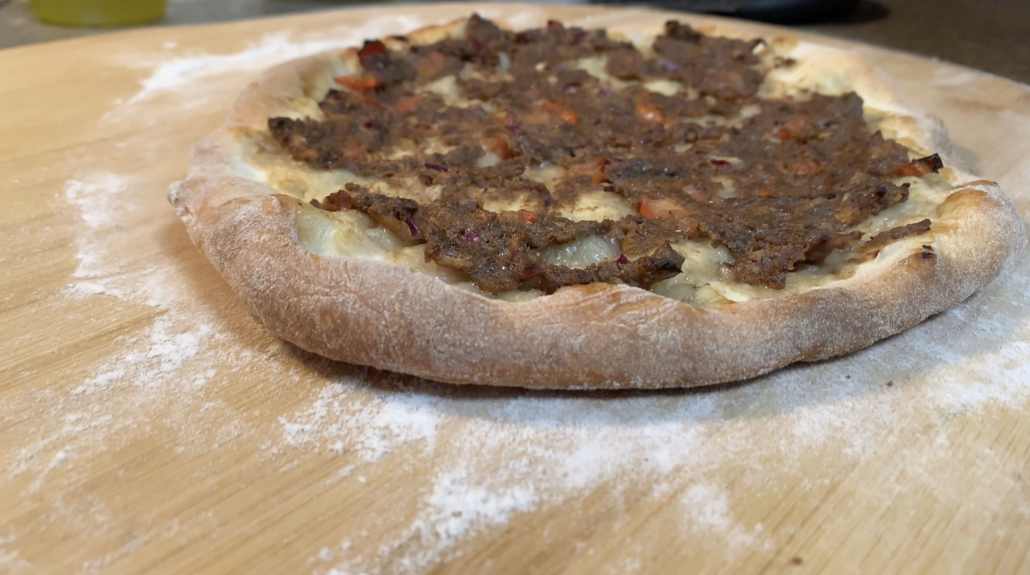 Open-Faced Lebanese Meat Pies - Lahm Bi Ajeen
