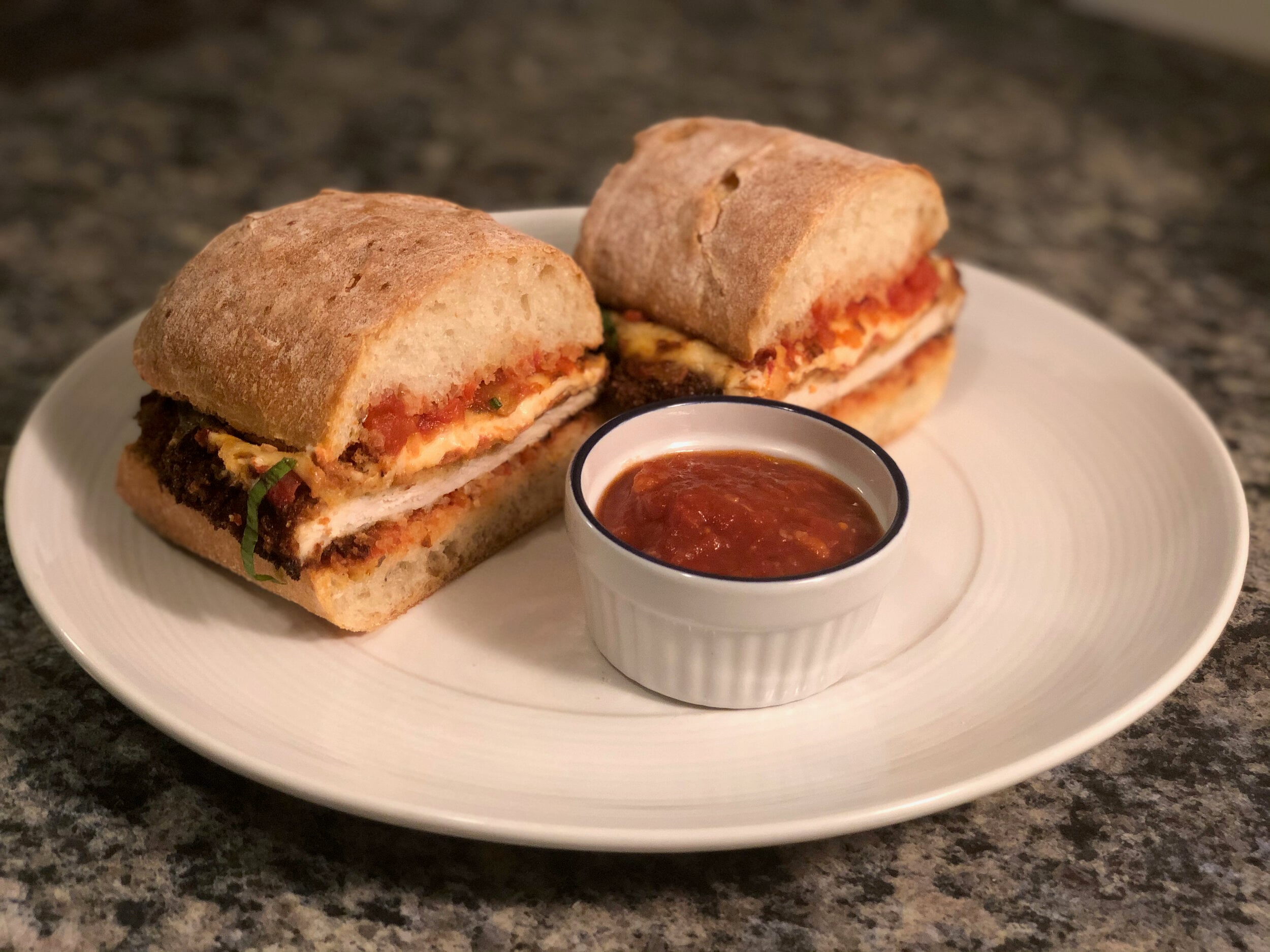 Crispy Cheesy Chicken Parm Sandwich Recipe