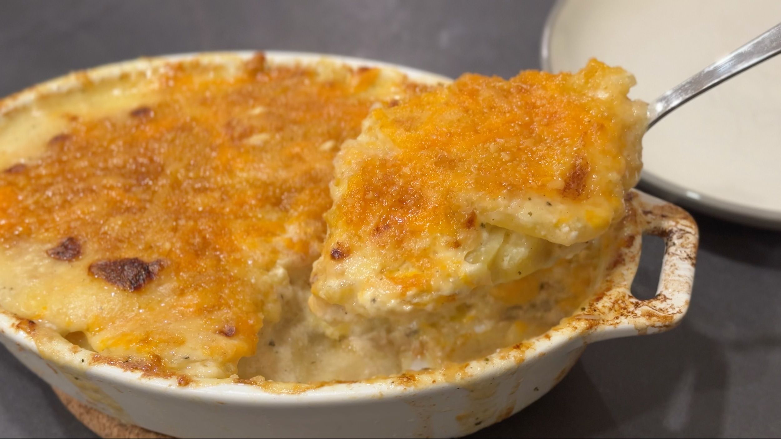 Ultimate Cheesy Béchamel Potatoes Au Gratin