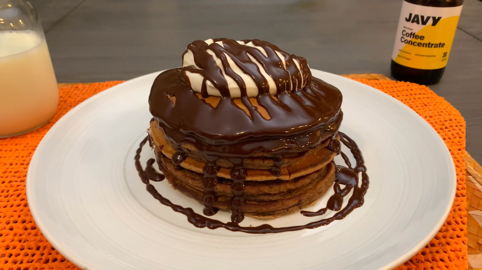 Indulge in These Delicious Chocolate Coffee Pancakes
