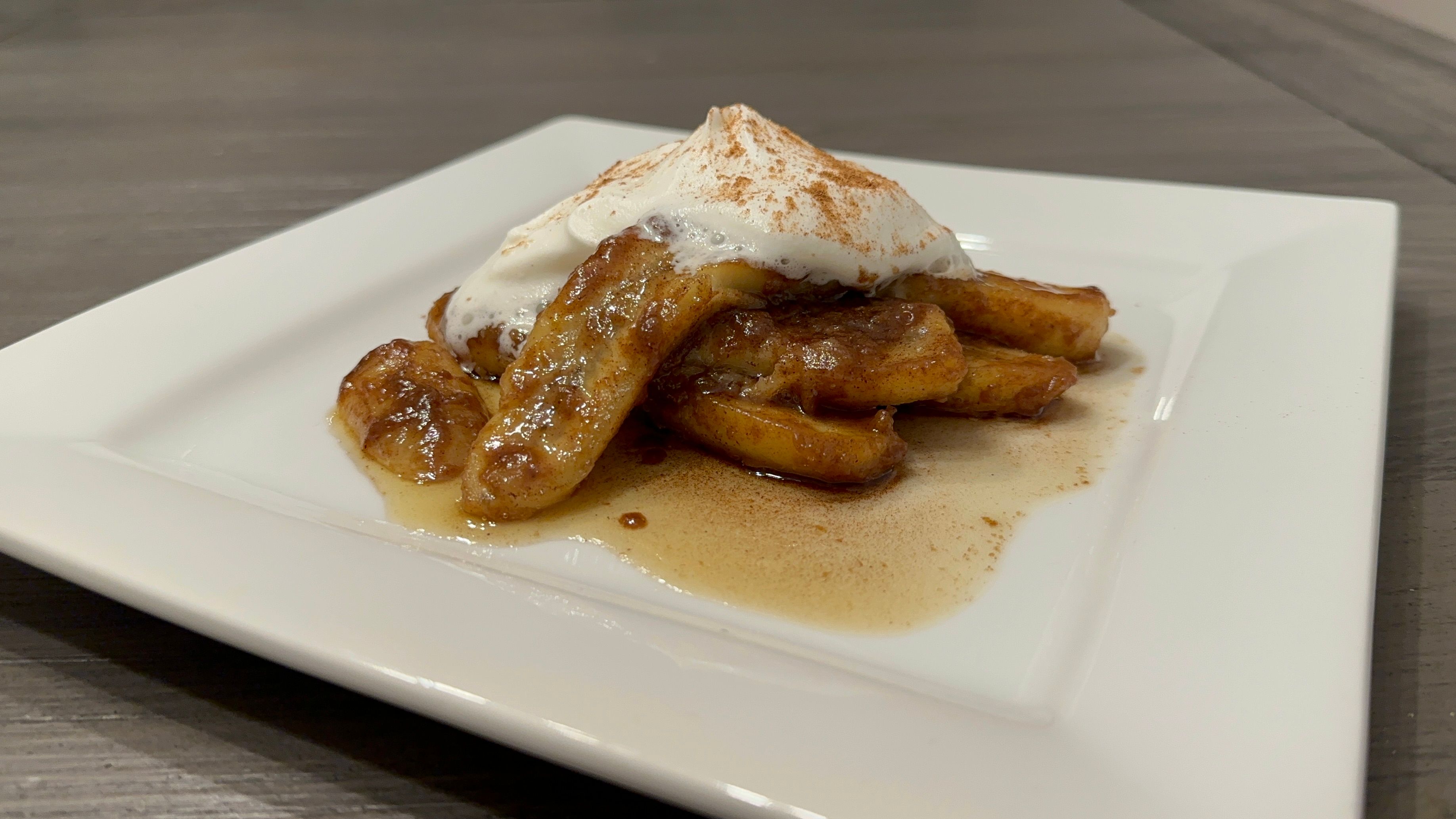 Easy Apple Pie Spiced Caramelized Banana Recipe