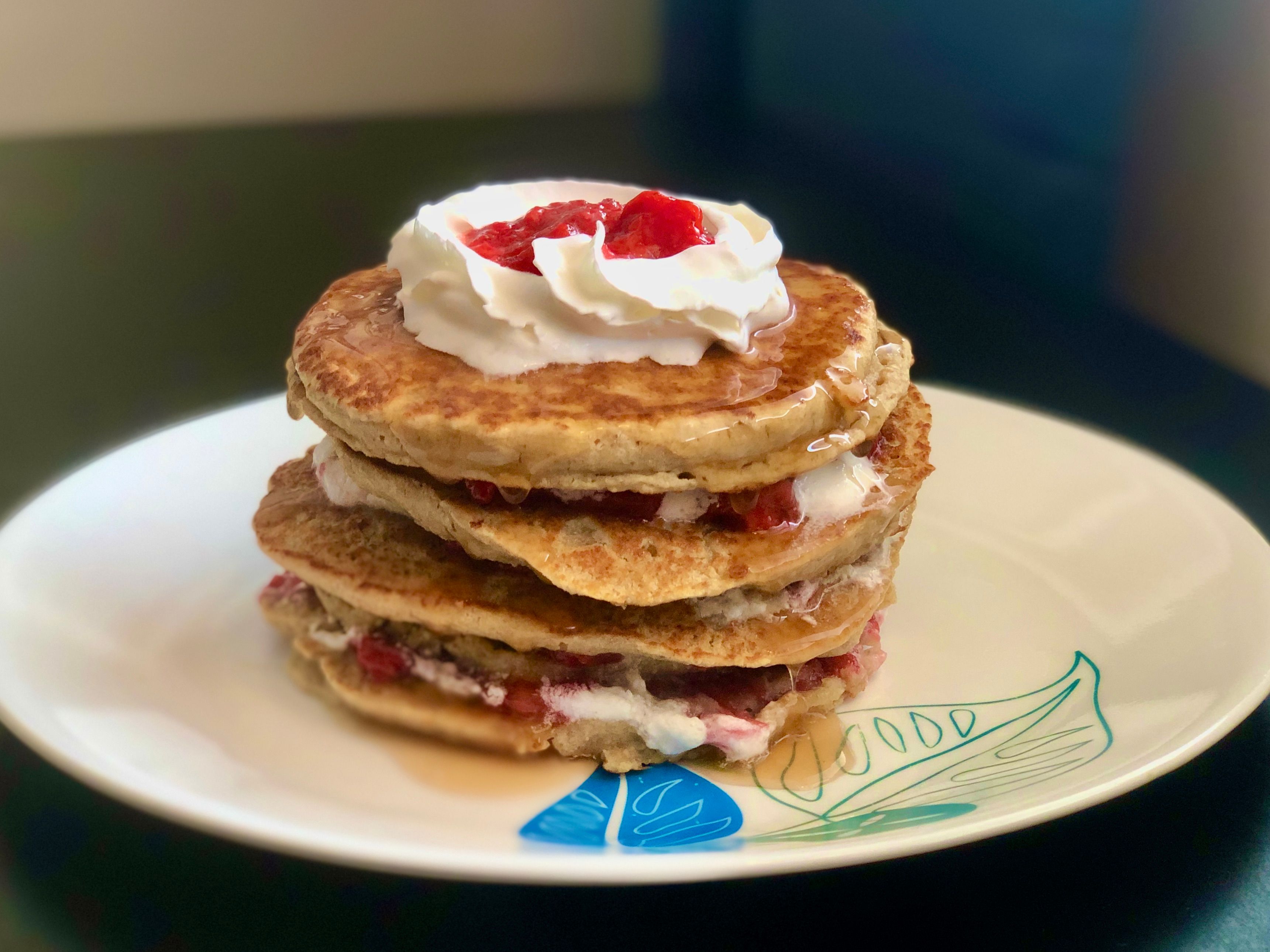 Indulge in These Heavenly Strawberry Shortcake Pancakes