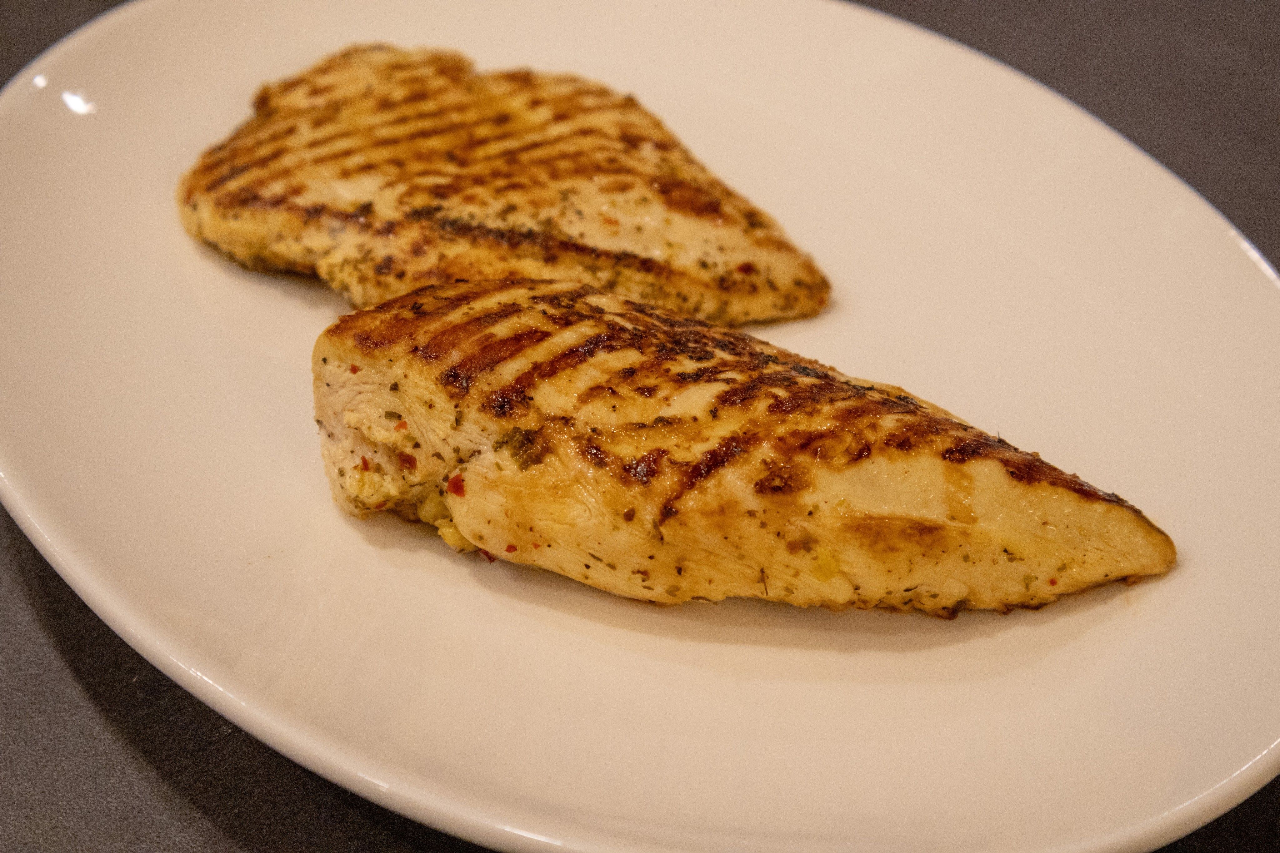 Italian Herb Grilled Chicken Breast (Over the Stove!)