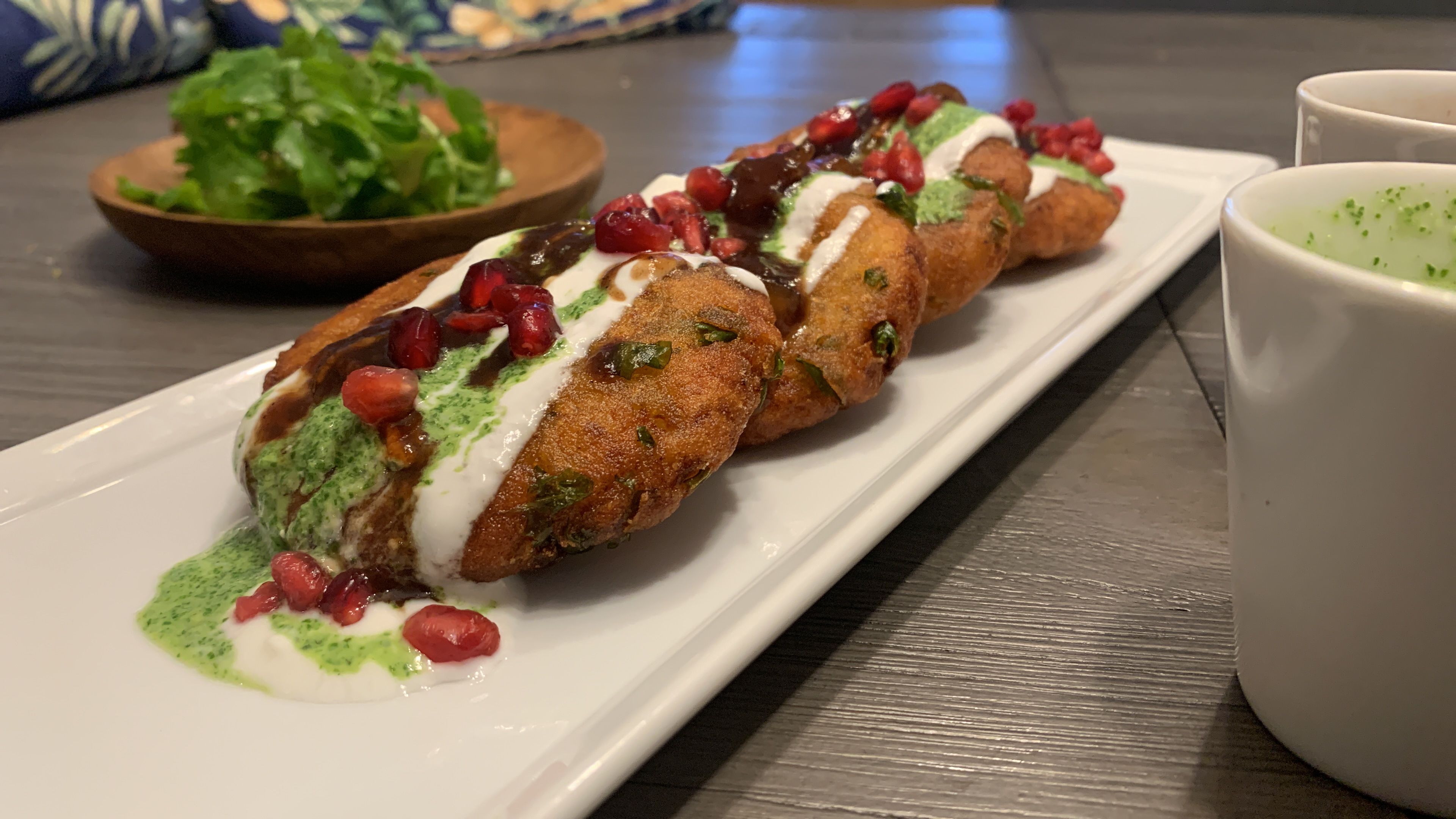 Aloo Tikki Chaat - Delhi Street-Style Potatoes