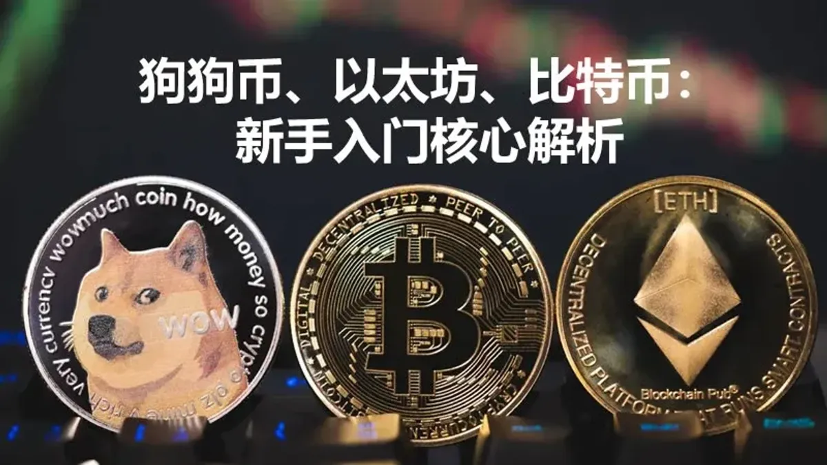 比特币、以太坊、狗狗币新手快速区分指南：核心定位与选币风险