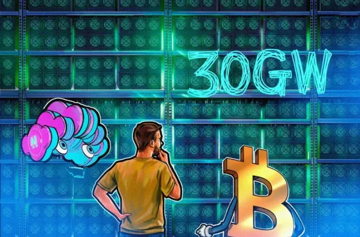 Bitcoin miners buscam 30 GW de IA para aliviar hash rate