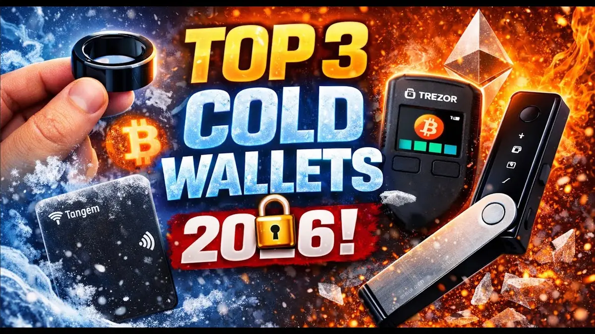 2026 Top 3 Crypto Cold Wallets Compared: Tangem vs Trezor vs Ledger