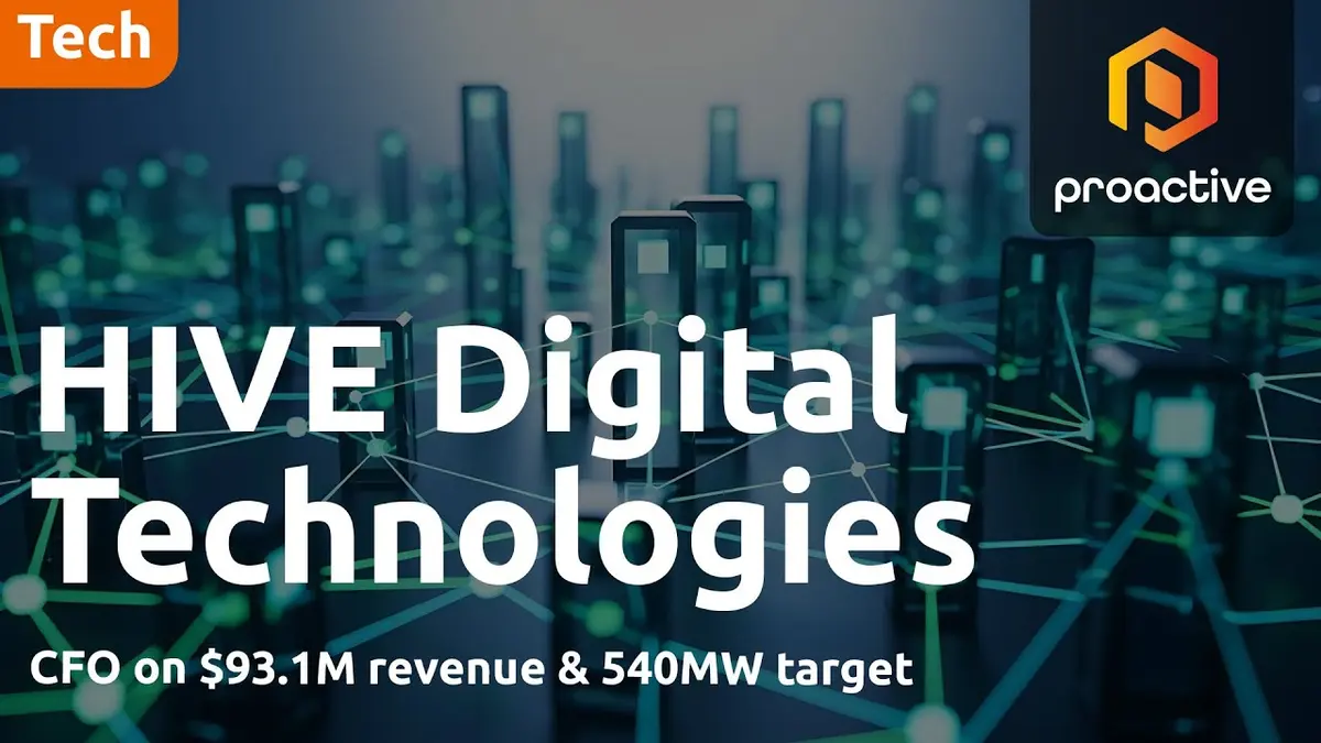 HIVE Digital registra receita recorde de US$ 93,1 mi no 3º trimestre de 2026