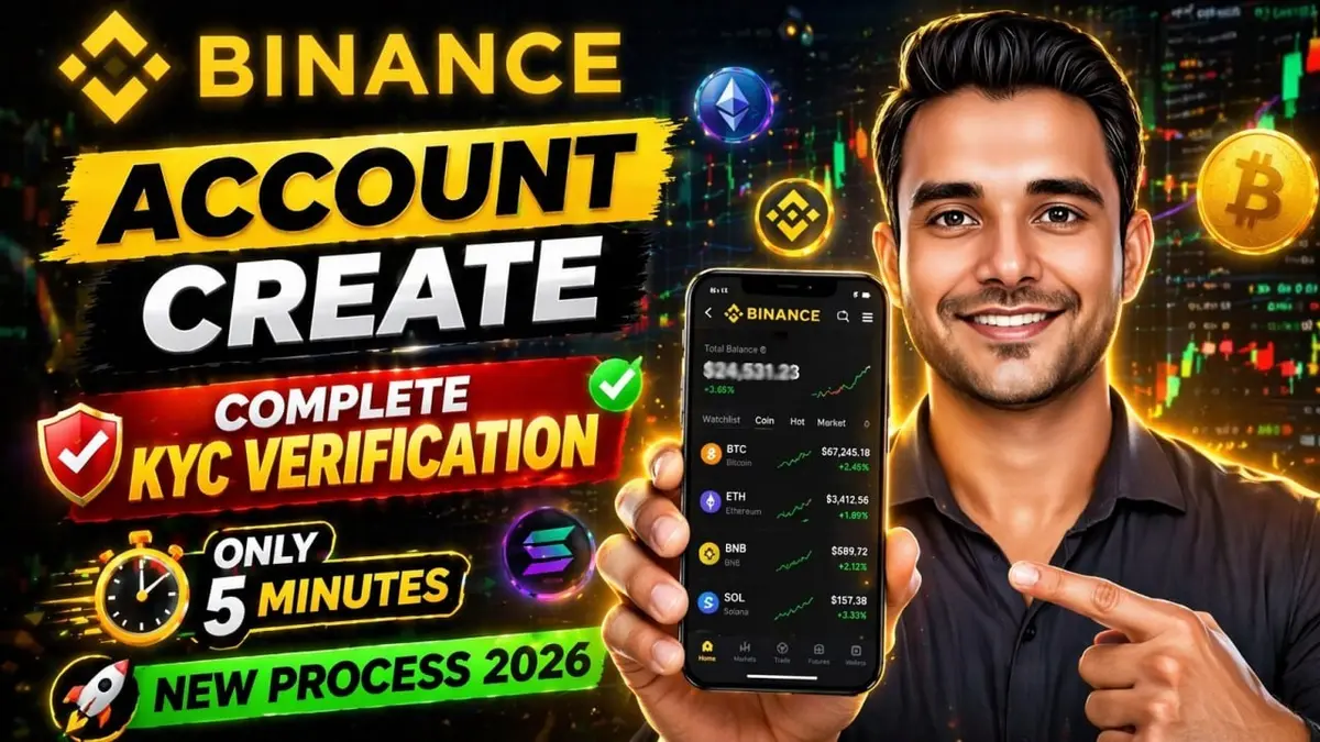Cómo abrir cuenta Binance 2026 y pasar KYC paso a paso