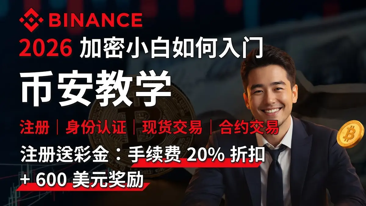2026币安新手指南：完整注册、实名认证、买币与交易教程
