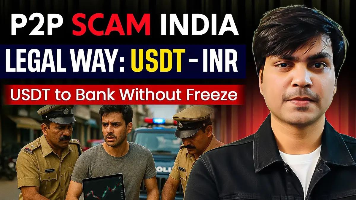 P2P scams 2026 India: convierta USDT a tarjeta sin congelar