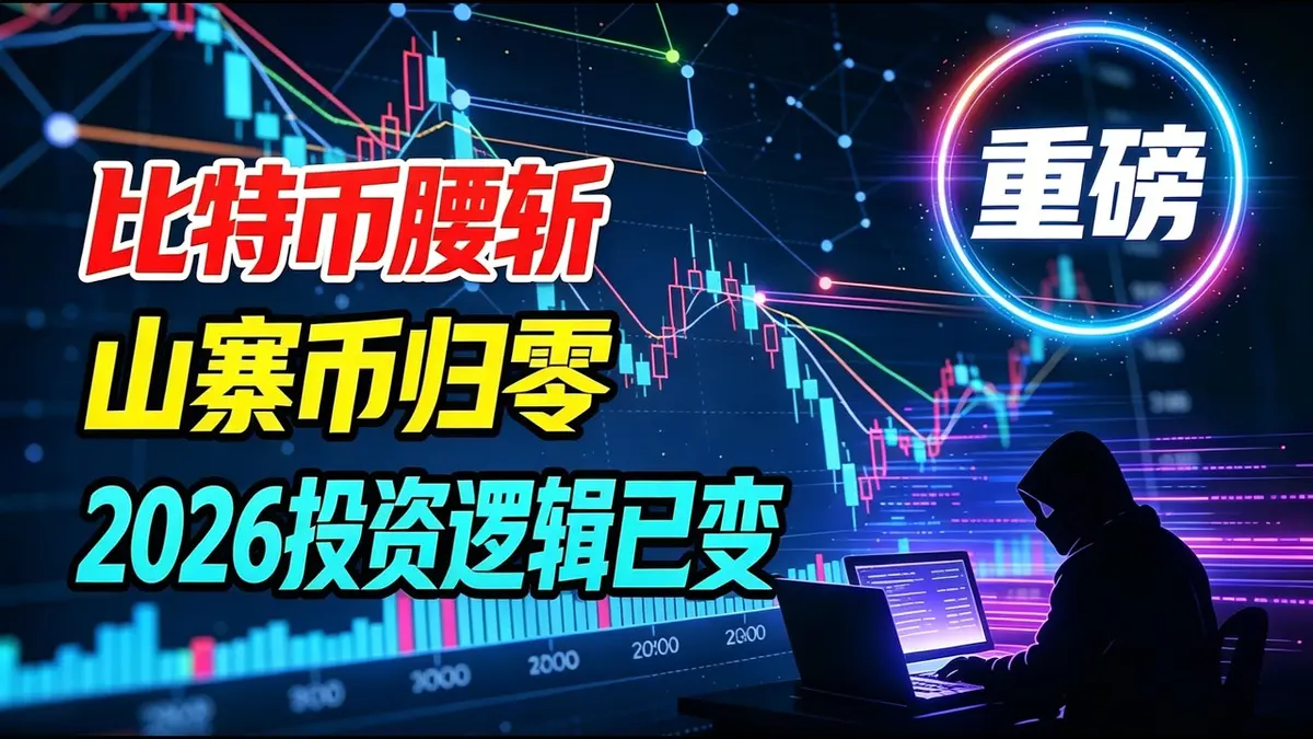 2026 加密投資新邏輯：比特幣成機構避險，山寨幣面臨歸零