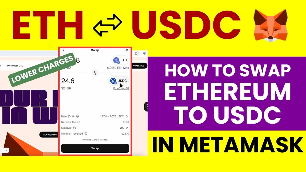 Cómo intercambiar ETH por USDT en MetaMask – Guía 2026