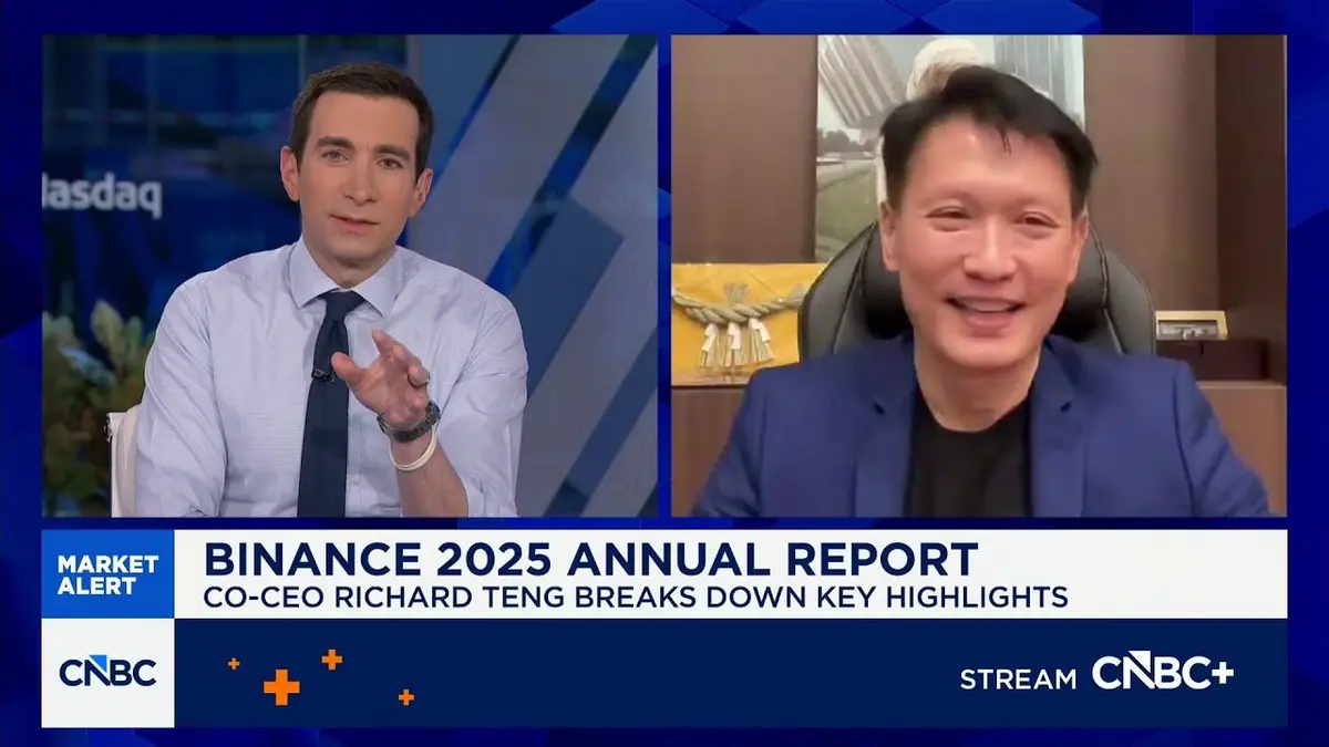 Binance 2025: Richard Teng revela claves del informe en CNBC