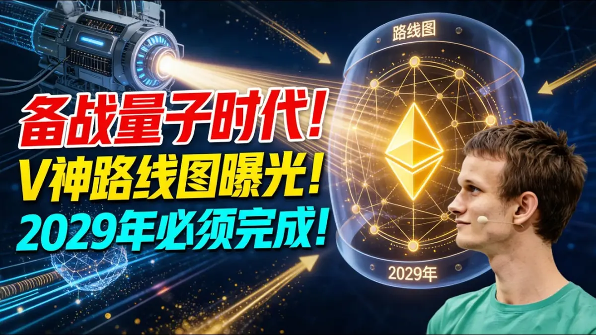 以太坊量子安全路线图：2029年完成的七次硬分叉计划