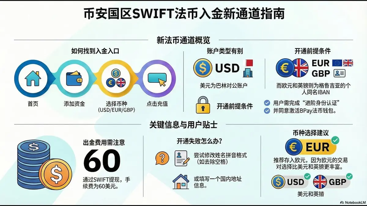 Binance China 2024: Depósito Fiat via SWIFT USD/EUR/GBP