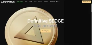 Definitive 去中心化交易平台解析：EDGE 代幣質押、低手續費與分紅機制