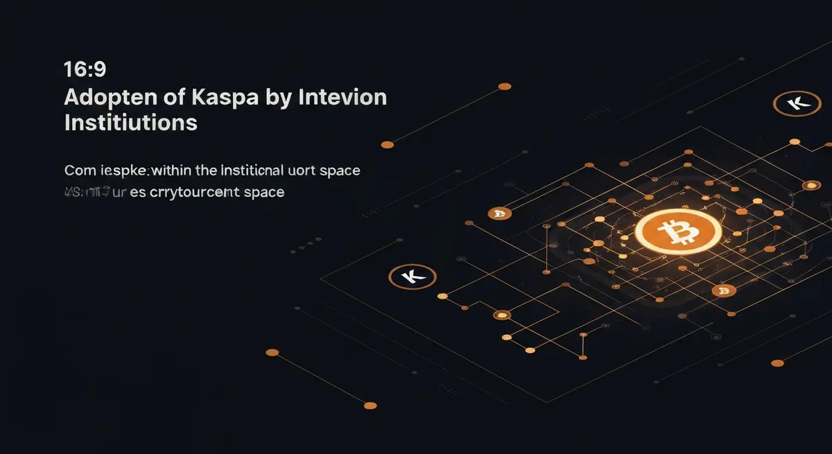 Kaspa Institutional Adoption Milestones 2024‑2025: Mining, Investment Products, and Industrial Infrastructure
