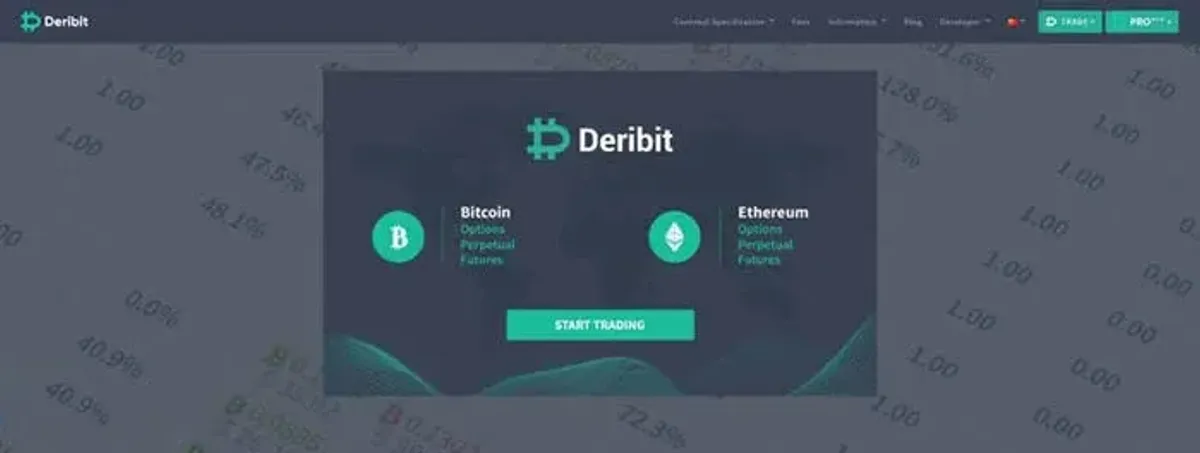 Deribit: exchange de derivados de Bitcoin y Ethereum
