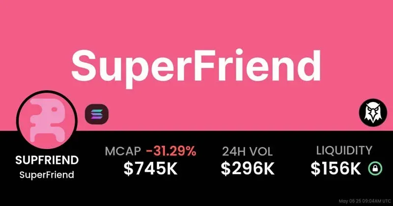 SuperFriend: Token Meme IA en Solana con bajas comisiones y recompensas en SOL
