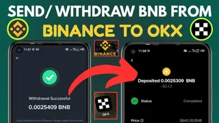 Cómo enviar BNB de Binance a OKX paso a paso 2026