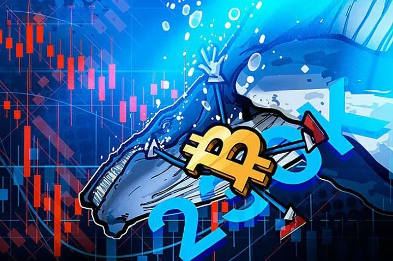 比特幣巨鯨V型抄底23萬枚BTC抵消拋售壓力再現回升
