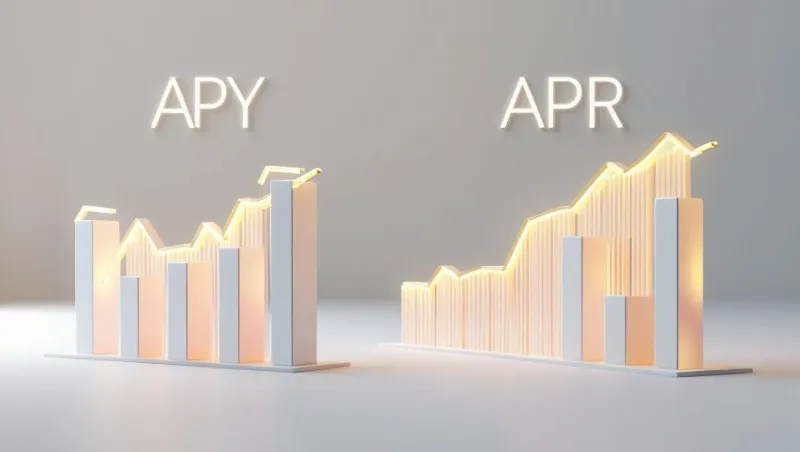 APR vs APY en criptomonedas: cálculo de rentabilidad